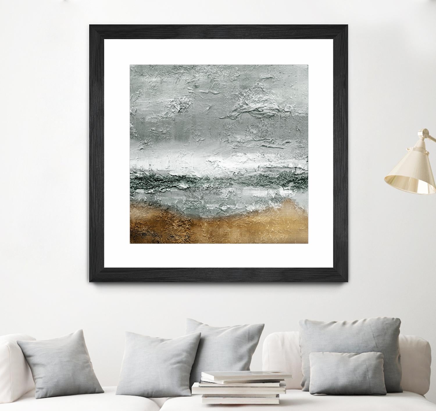 Sunset by Wendy Kroeker on GIANT ART - grey abstract