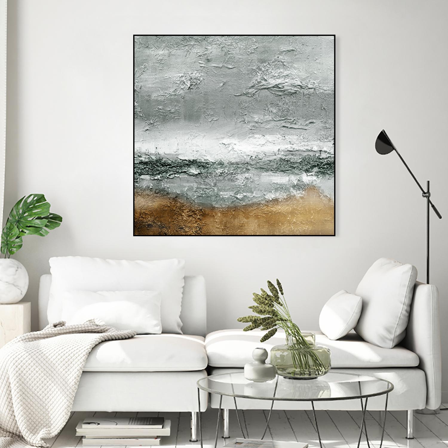 Sunset by Wendy Kroeker on GIANT ART - grey abstract