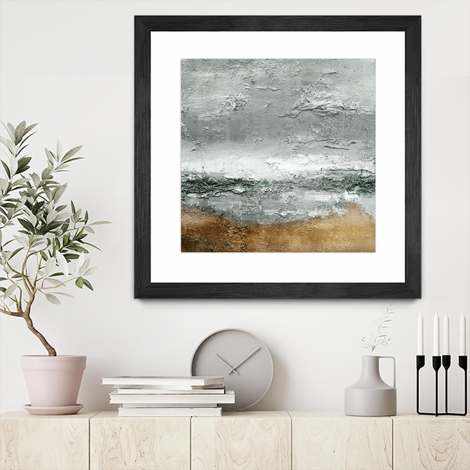 Sunset by Wendy Kroeker on GIANT ART - grey abstract