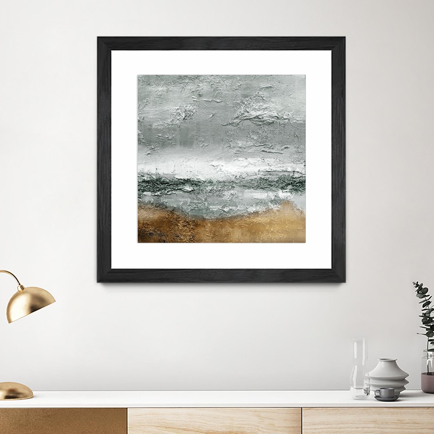 Sunset by Wendy Kroeker on GIANT ART - grey abstract