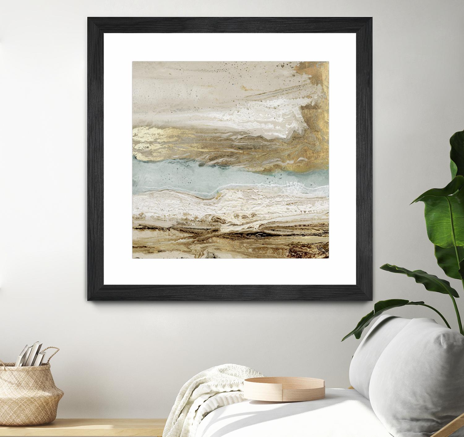 Playa Secreto II by Wendy Kroeker on GIANT ART - beige abstract