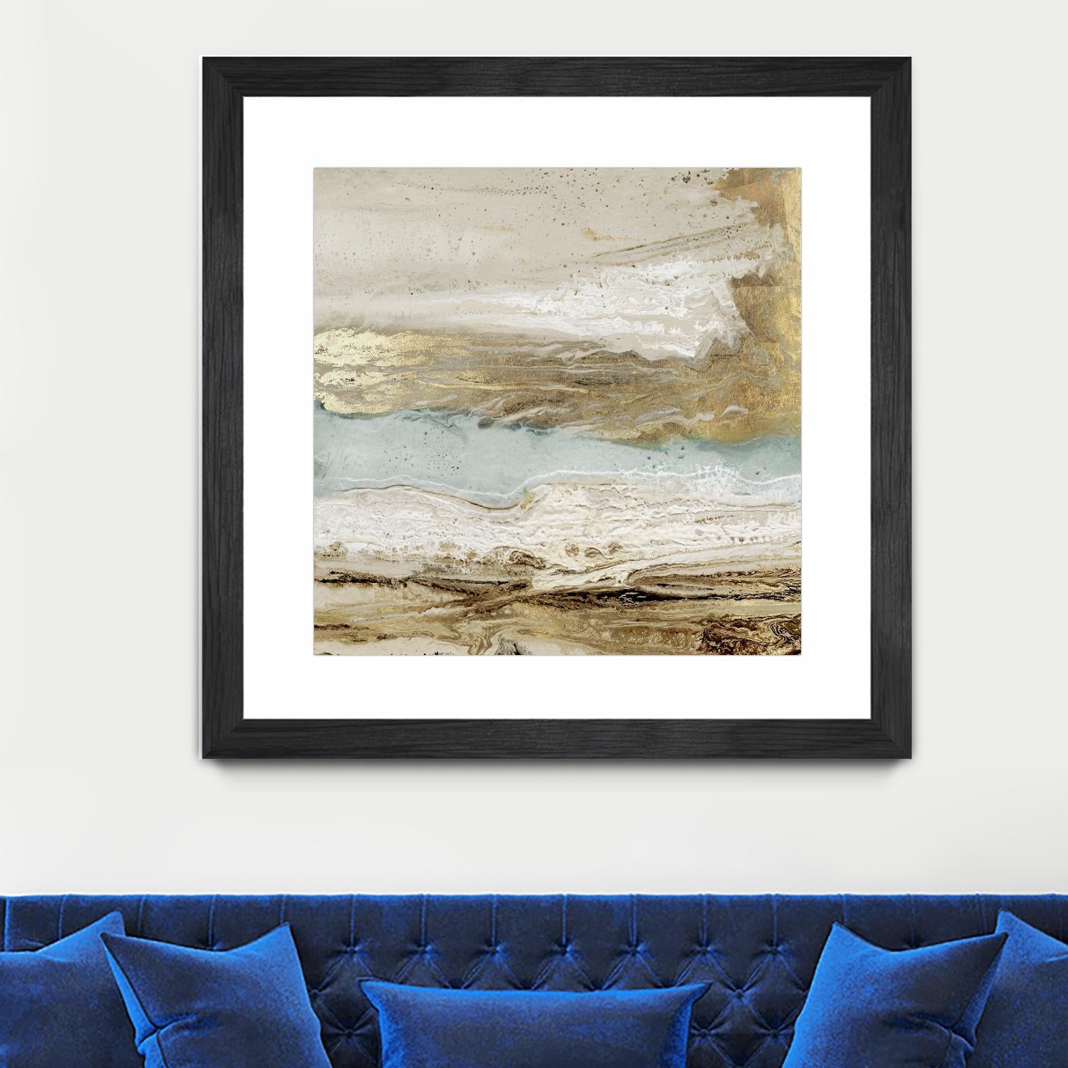 Playa Secreto II by Wendy Kroeker on GIANT ART - beige abstract