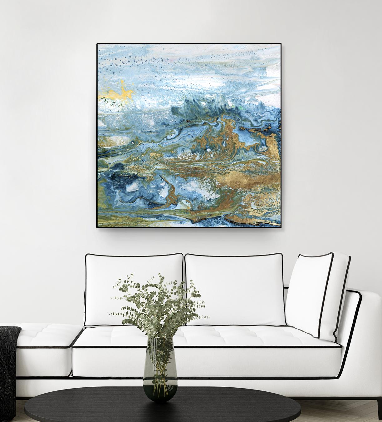 Geode II by Wendy Kroeker on GIANT ART - gold abstract