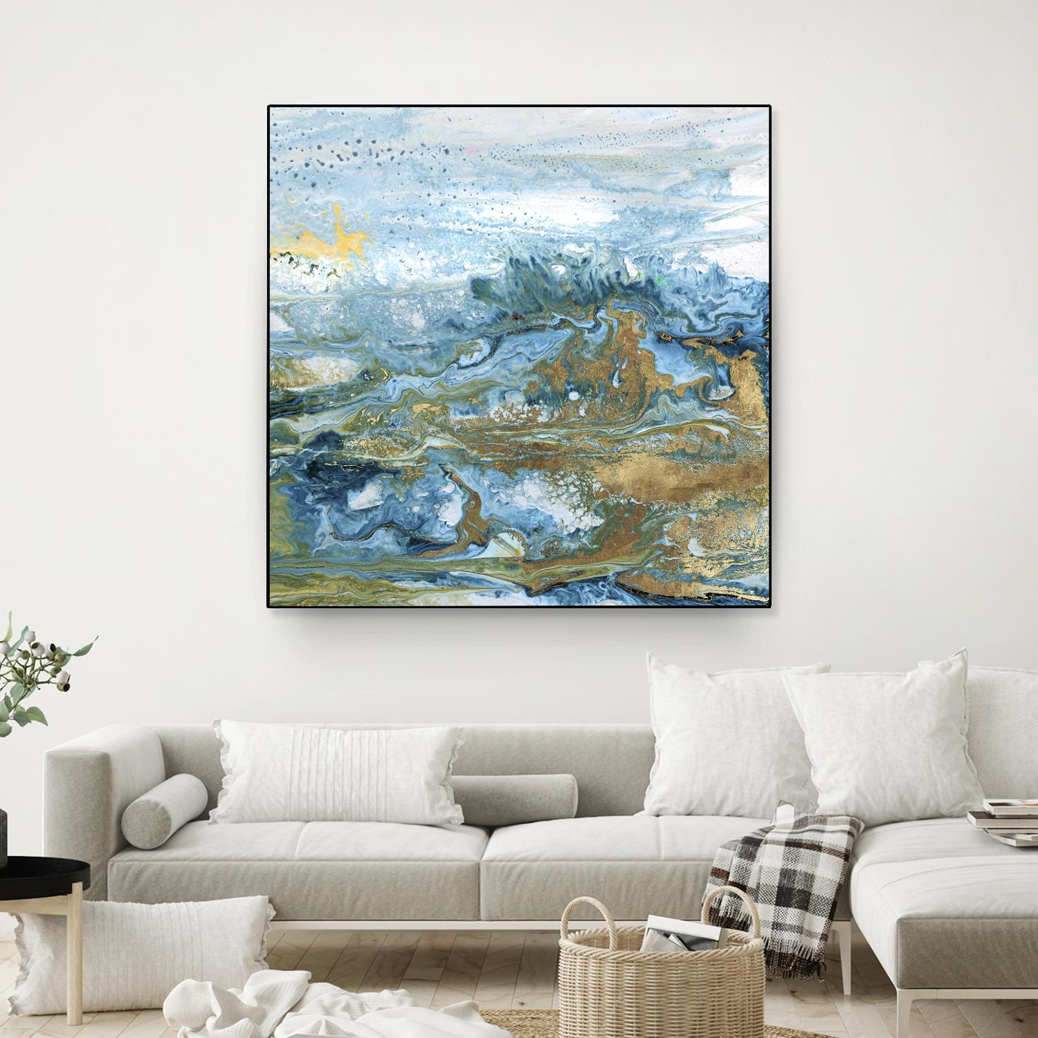 Geode II by Wendy Kroeker on GIANT ART - gold abstract