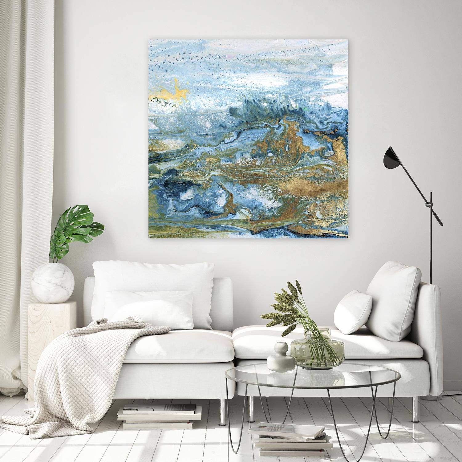 Geode II by Wendy Kroeker on GIANT ART - gold abstract