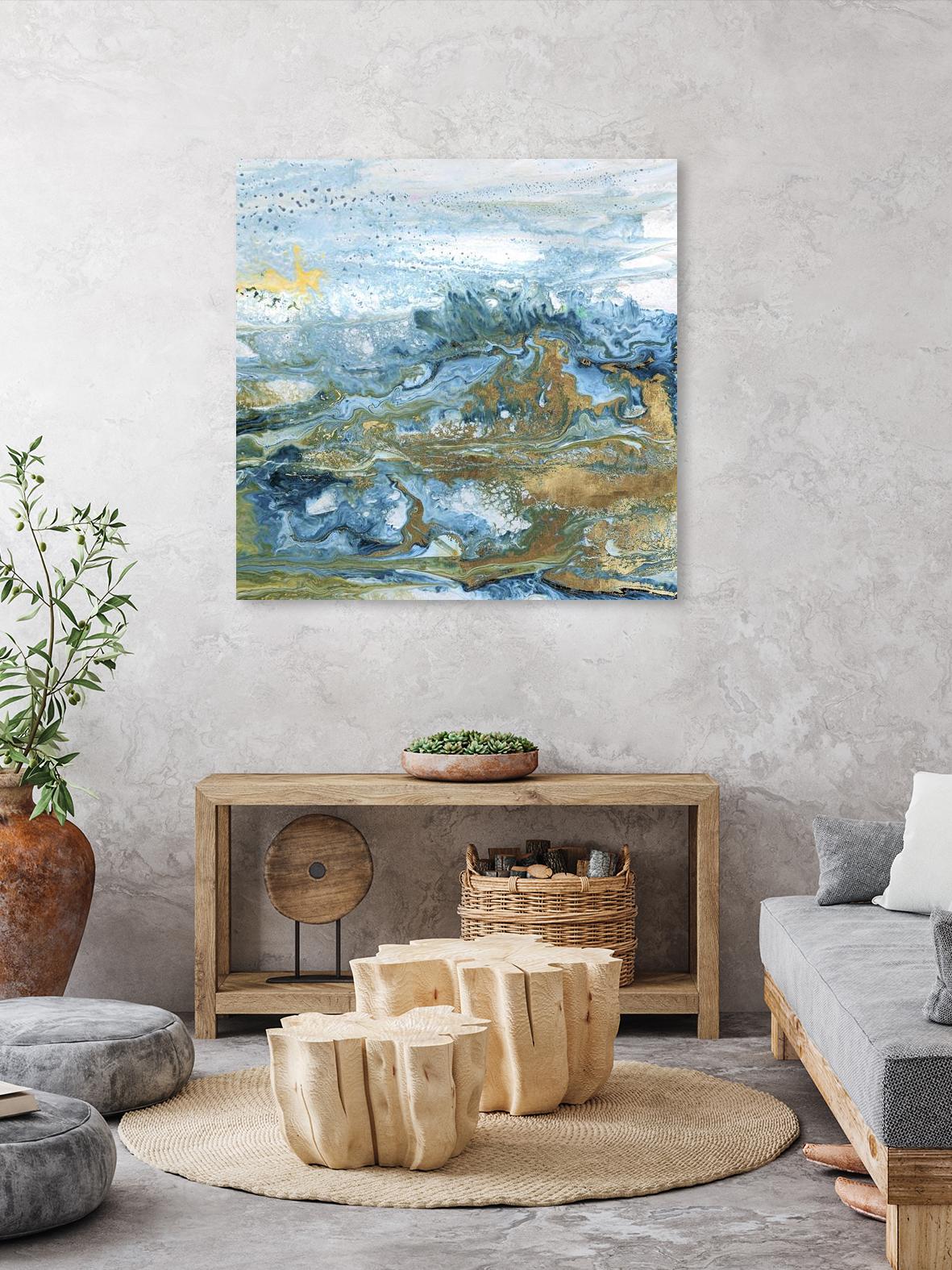Geode II by Wendy Kroeker on GIANT ART - gold abstract