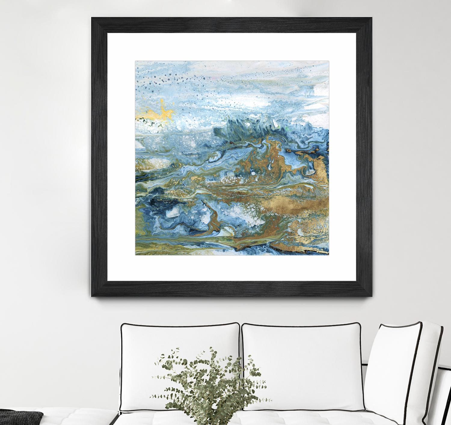 Geode II by Wendy Kroeker on GIANT ART - gold abstract