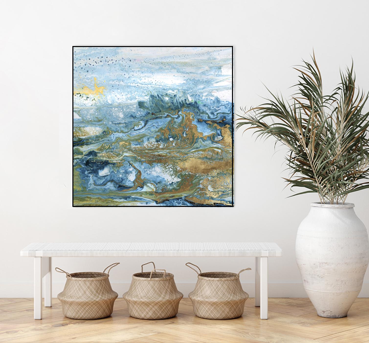 Geode II by Wendy Kroeker on GIANT ART - gold abstract