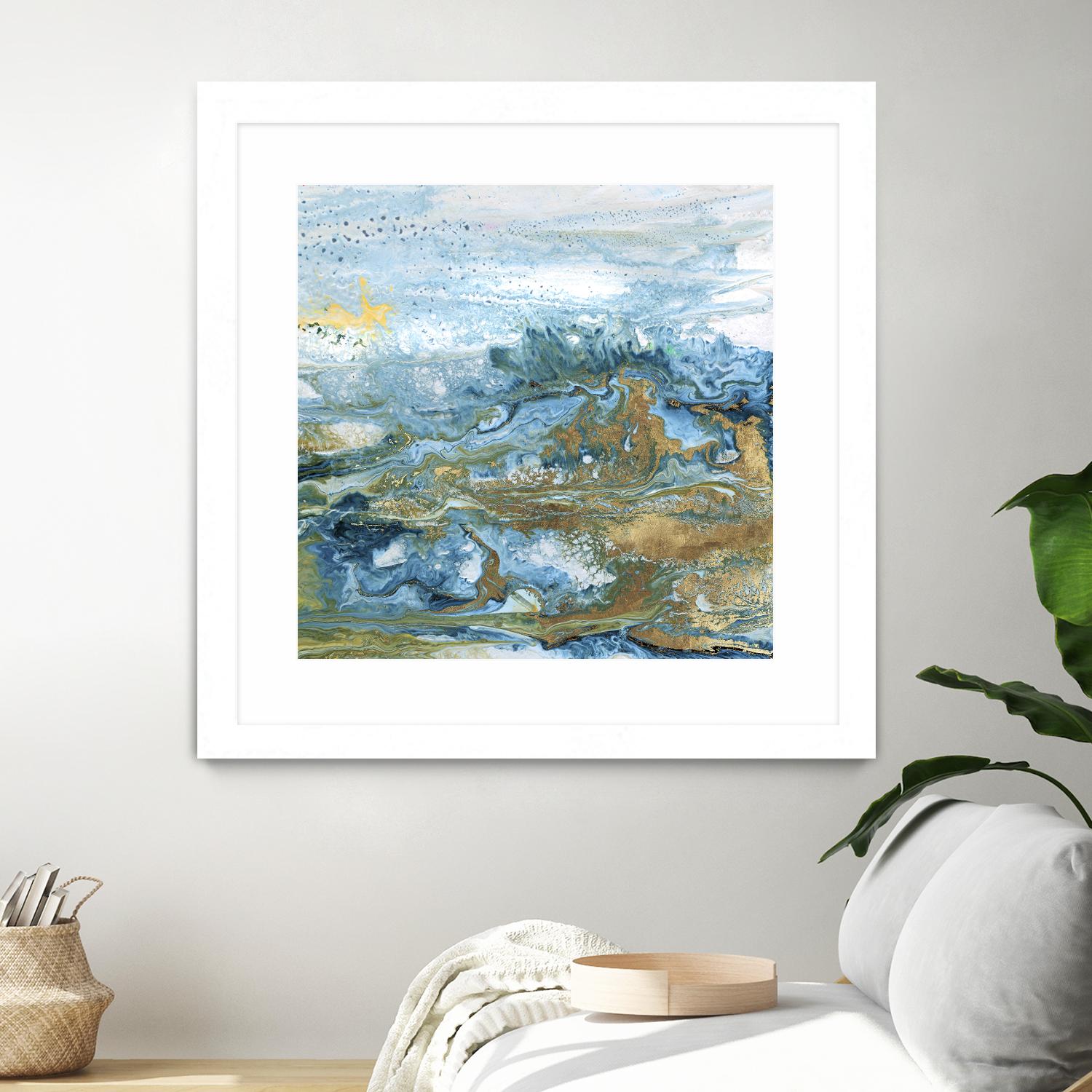 Geode II by Wendy Kroeker on GIANT ART - gold abstract