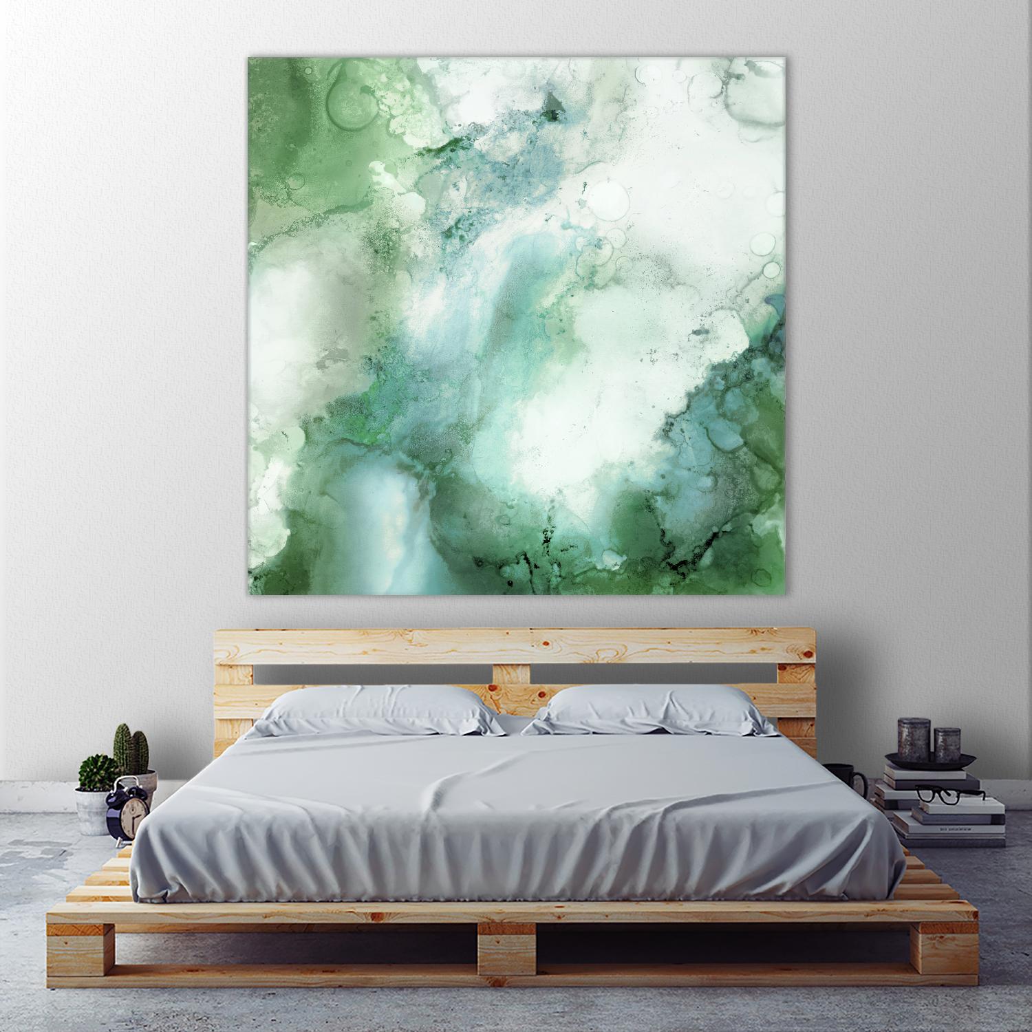 Zen Panel III by Wendy Kroeker on GIANT ART - white abstract