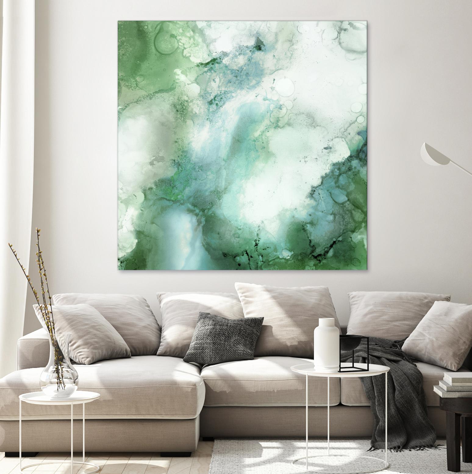 Zen Panel III by Wendy Kroeker on GIANT ART - white abstract