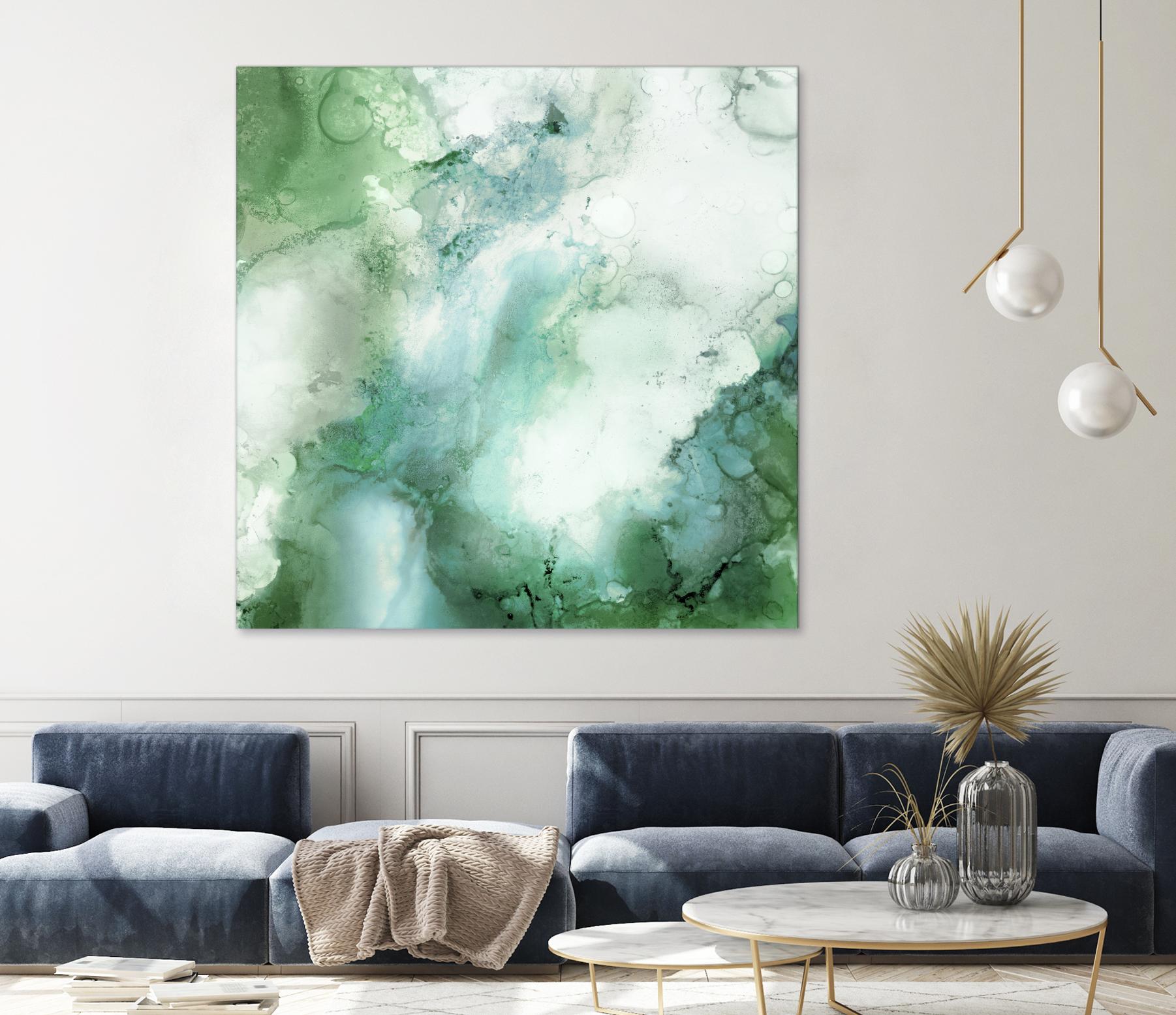 Zen Panel III by Wendy Kroeker on GIANT ART - white abstract