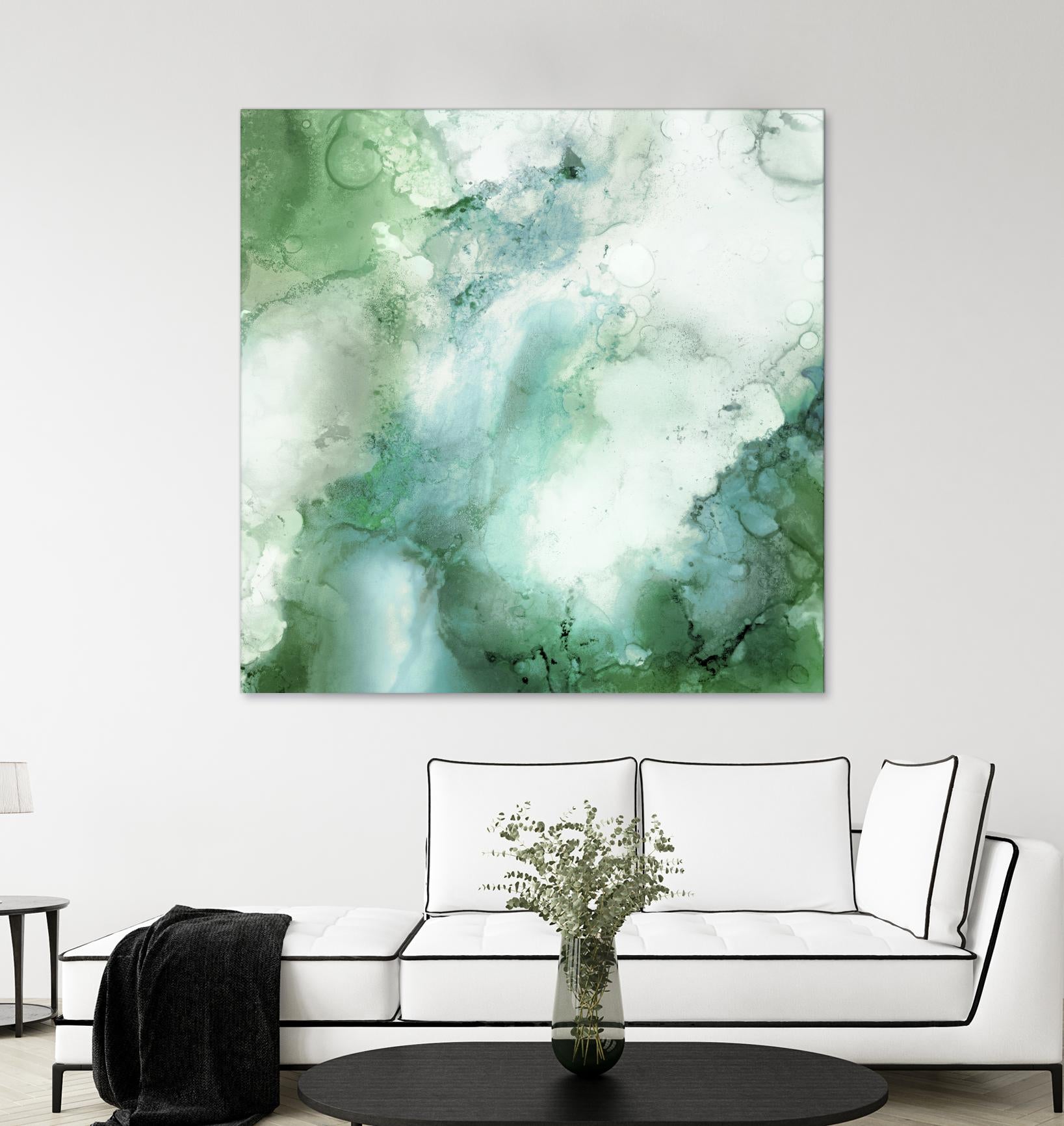 Zen Panel III by Wendy Kroeker on GIANT ART - white abstract