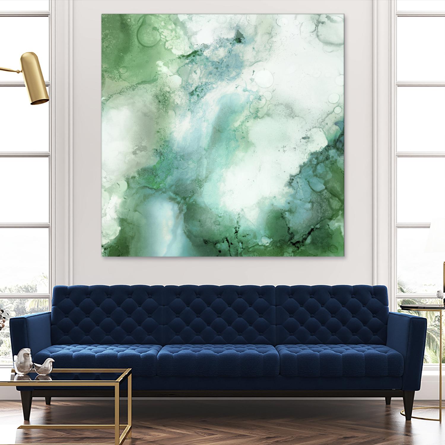 Zen Panel III by Wendy Kroeker on GIANT ART - white abstract