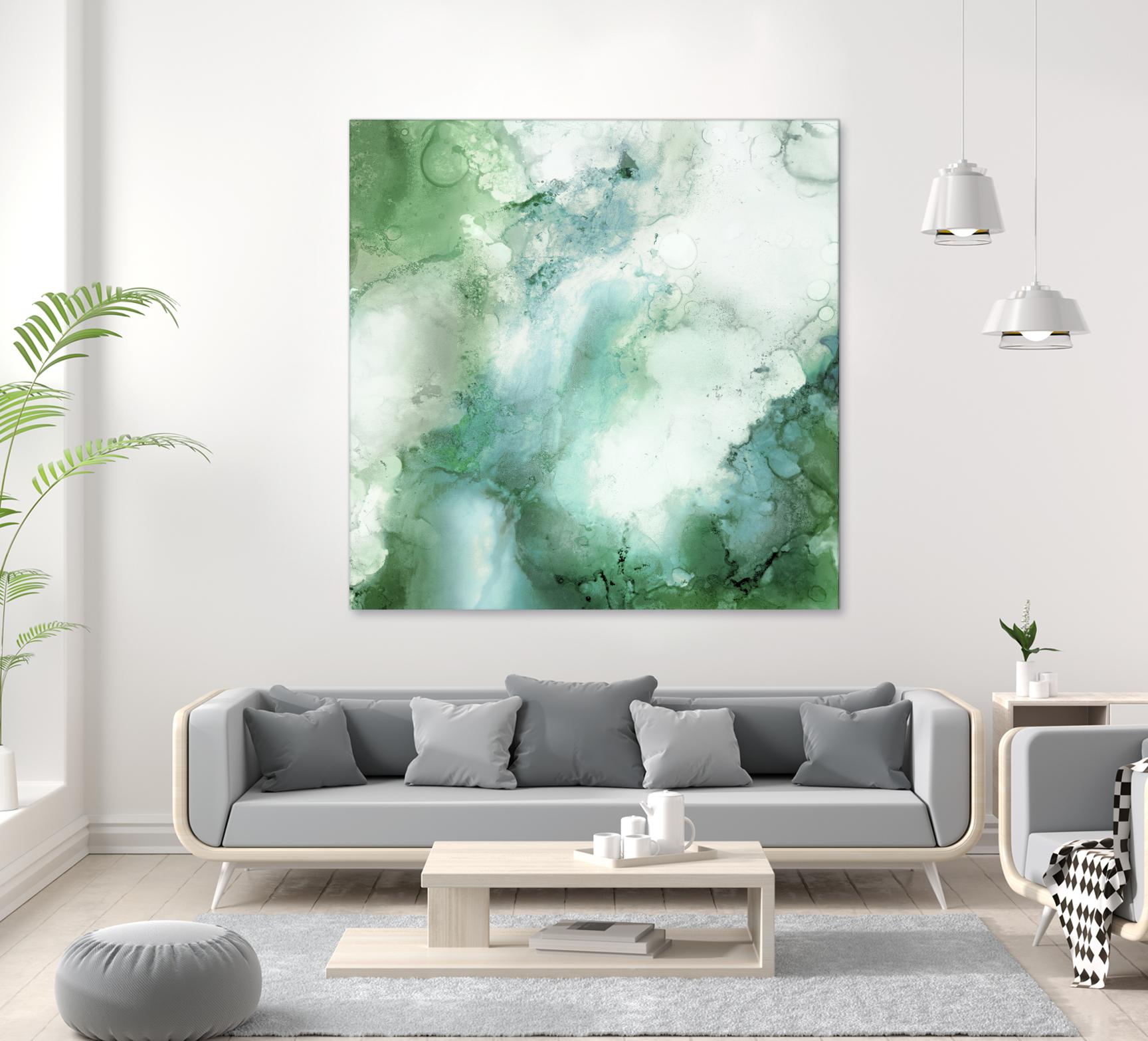 Zen Panel III by Wendy Kroeker on GIANT ART - white abstract