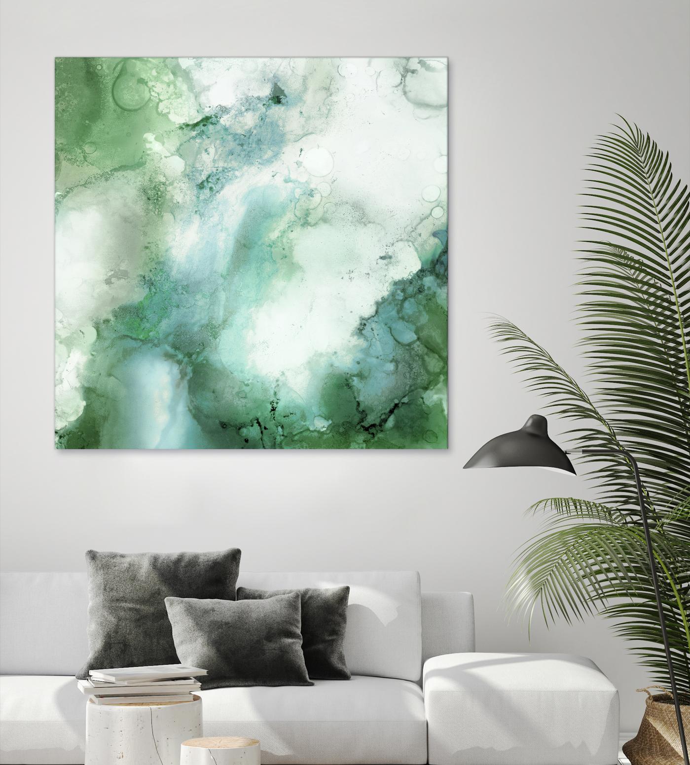 Zen Panel III by Wendy Kroeker on GIANT ART - white abstract