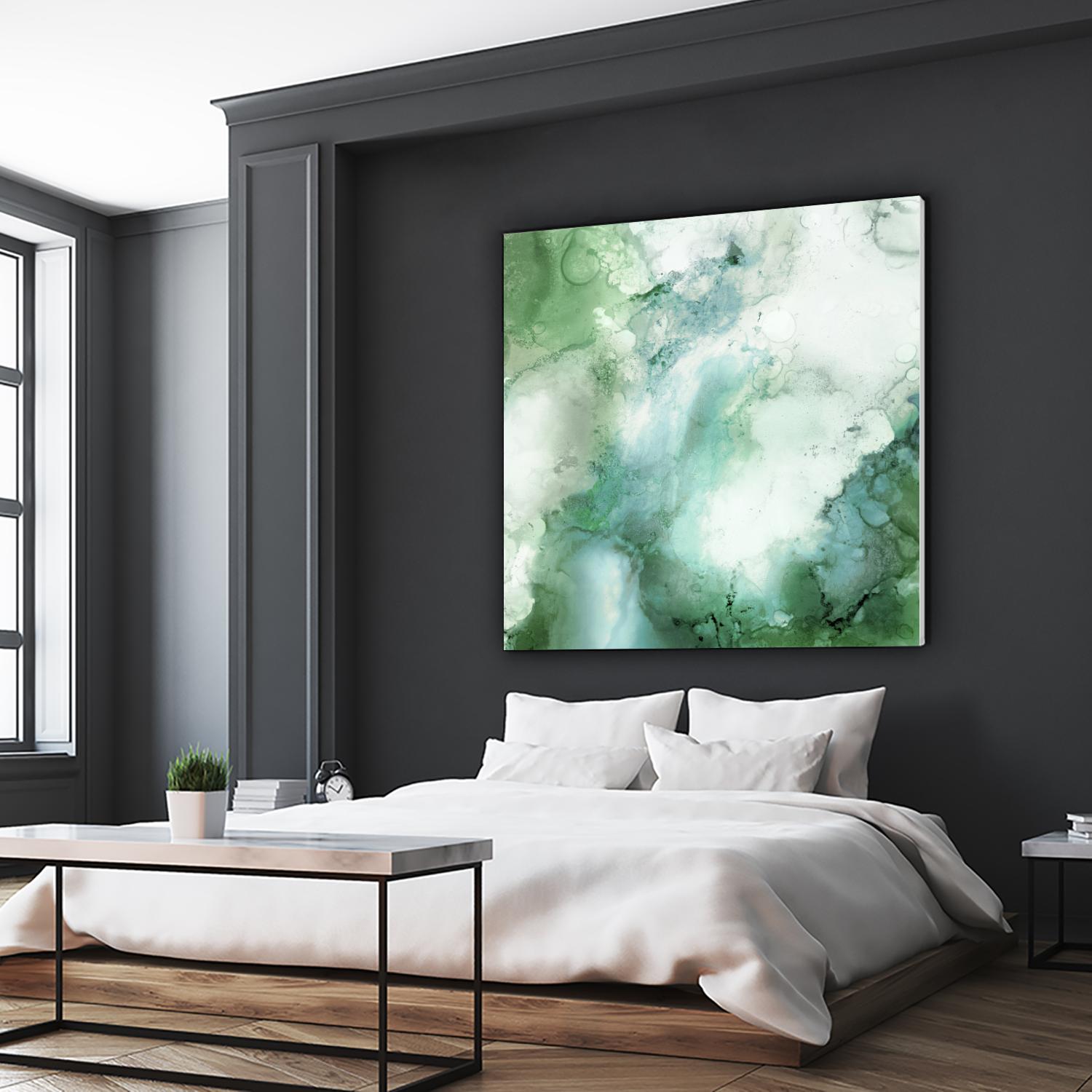 Zen Panel III by Wendy Kroeker on GIANT ART - white abstract