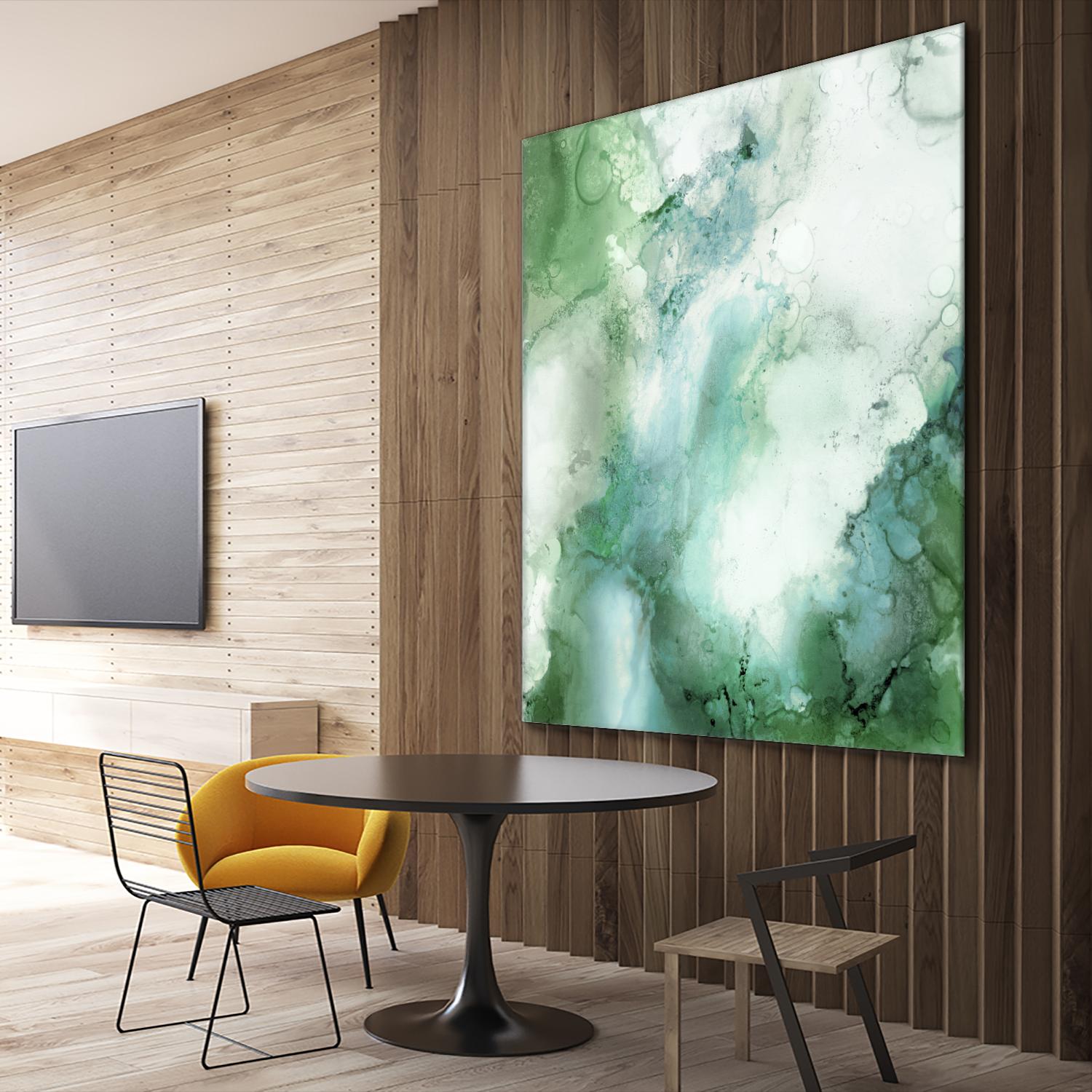 Zen Panel III by Wendy Kroeker on GIANT ART - white abstract