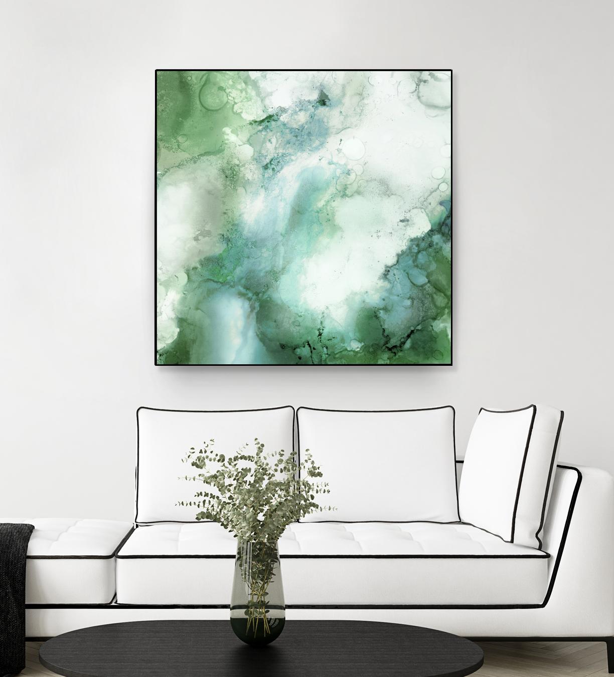 Zen Panel III by Wendy Kroeker on GIANT ART - white abstract
