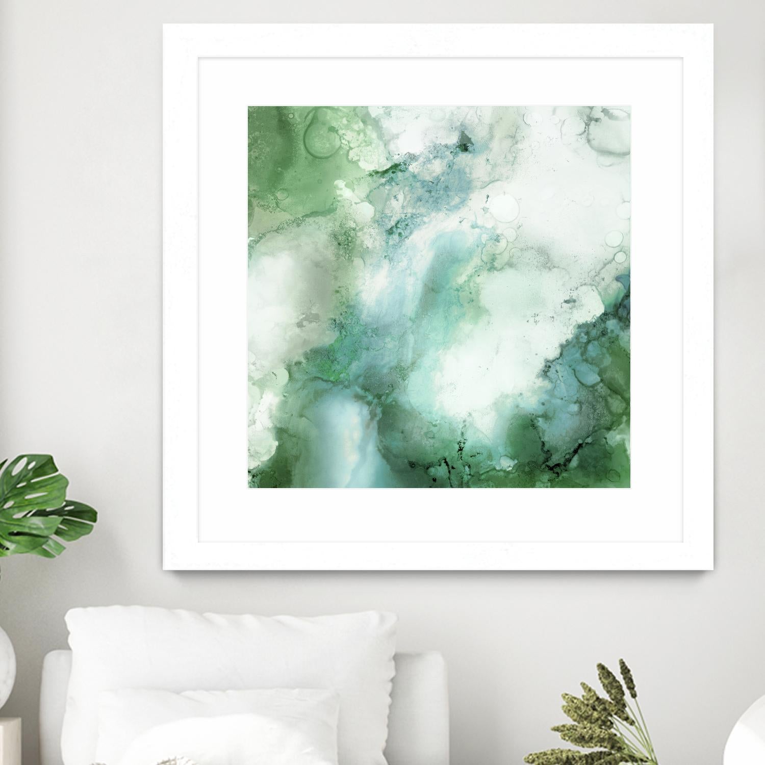 Zen Panel III by Wendy Kroeker on GIANT ART - white abstract