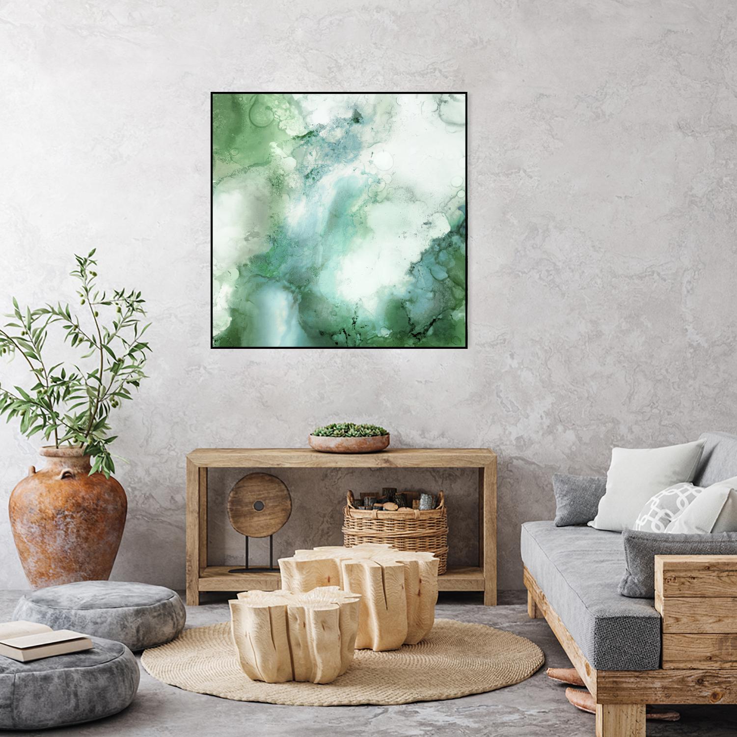 Zen Panel III by Wendy Kroeker on GIANT ART - white abstract