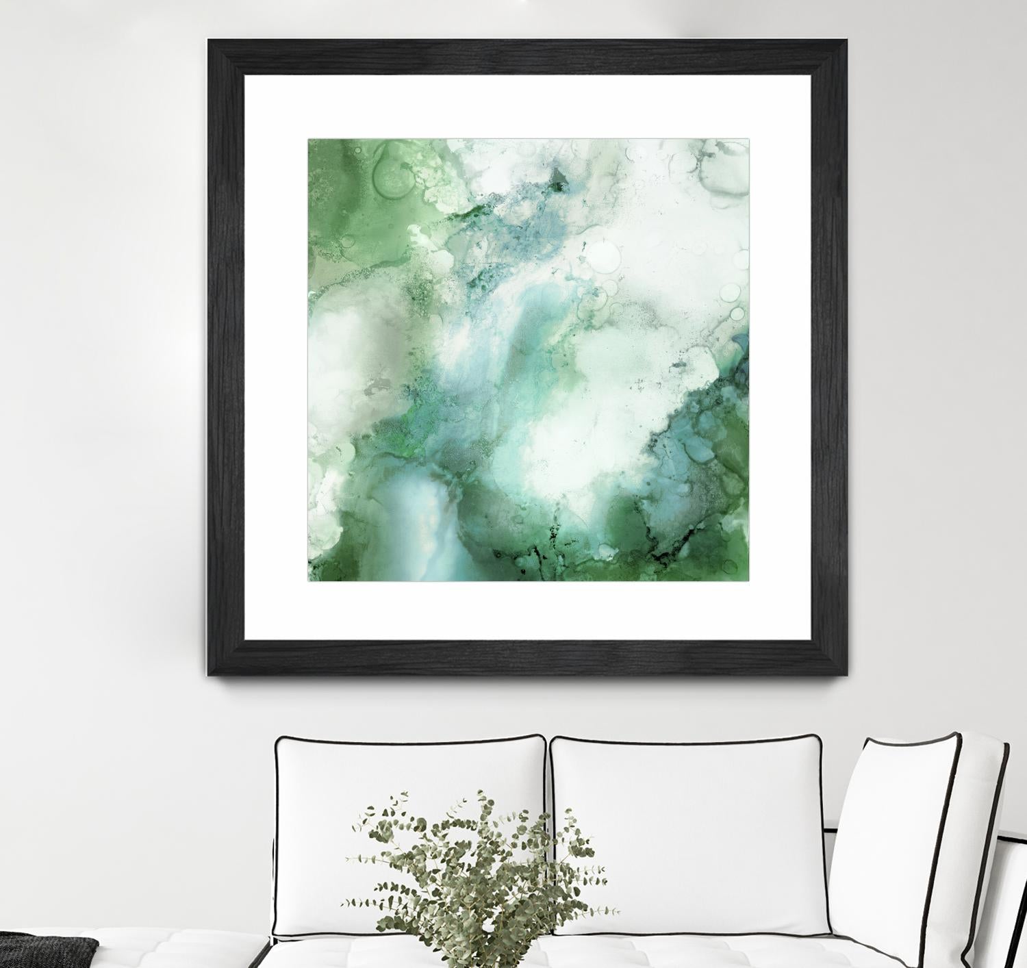 Zen Panel III by Wendy Kroeker on GIANT ART - white abstract