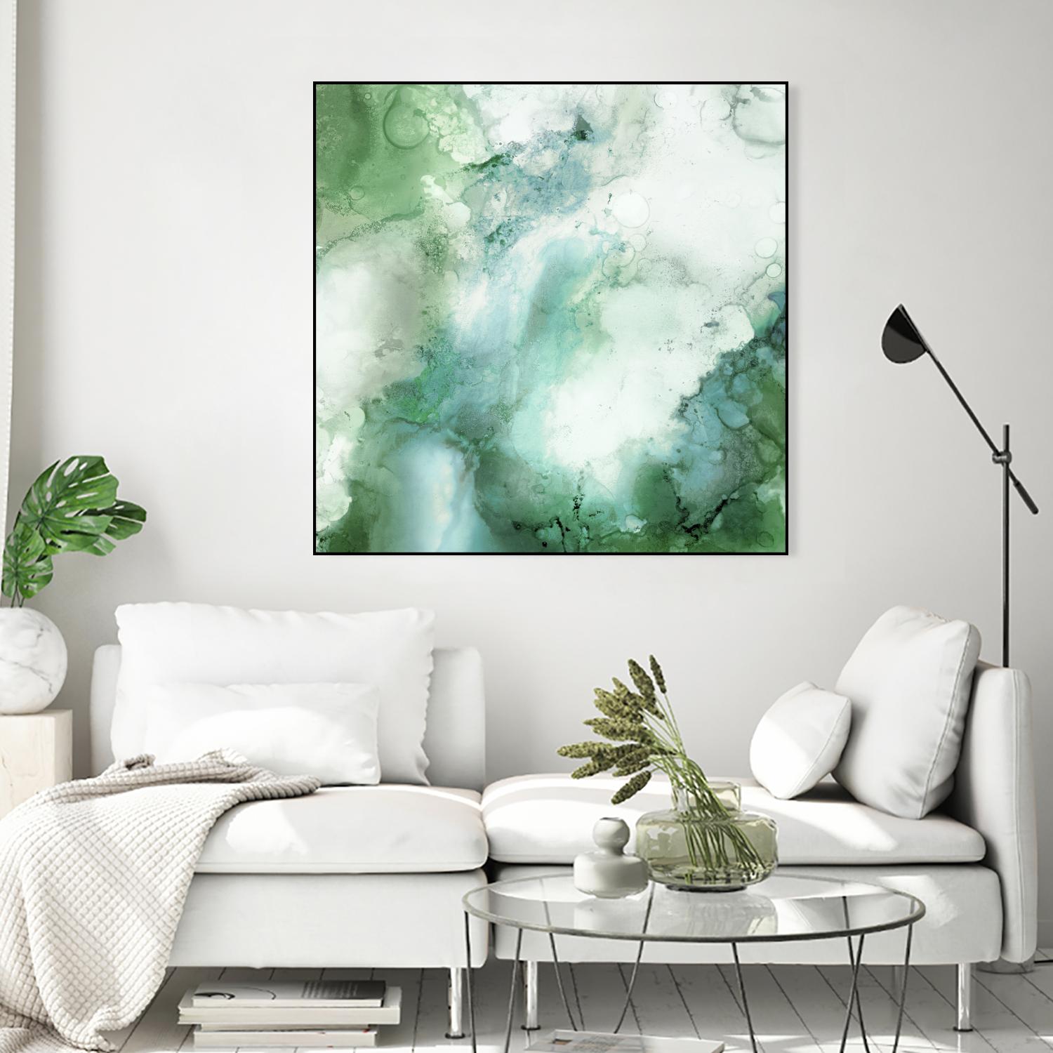 Zen Panel III by Wendy Kroeker on GIANT ART - white abstract