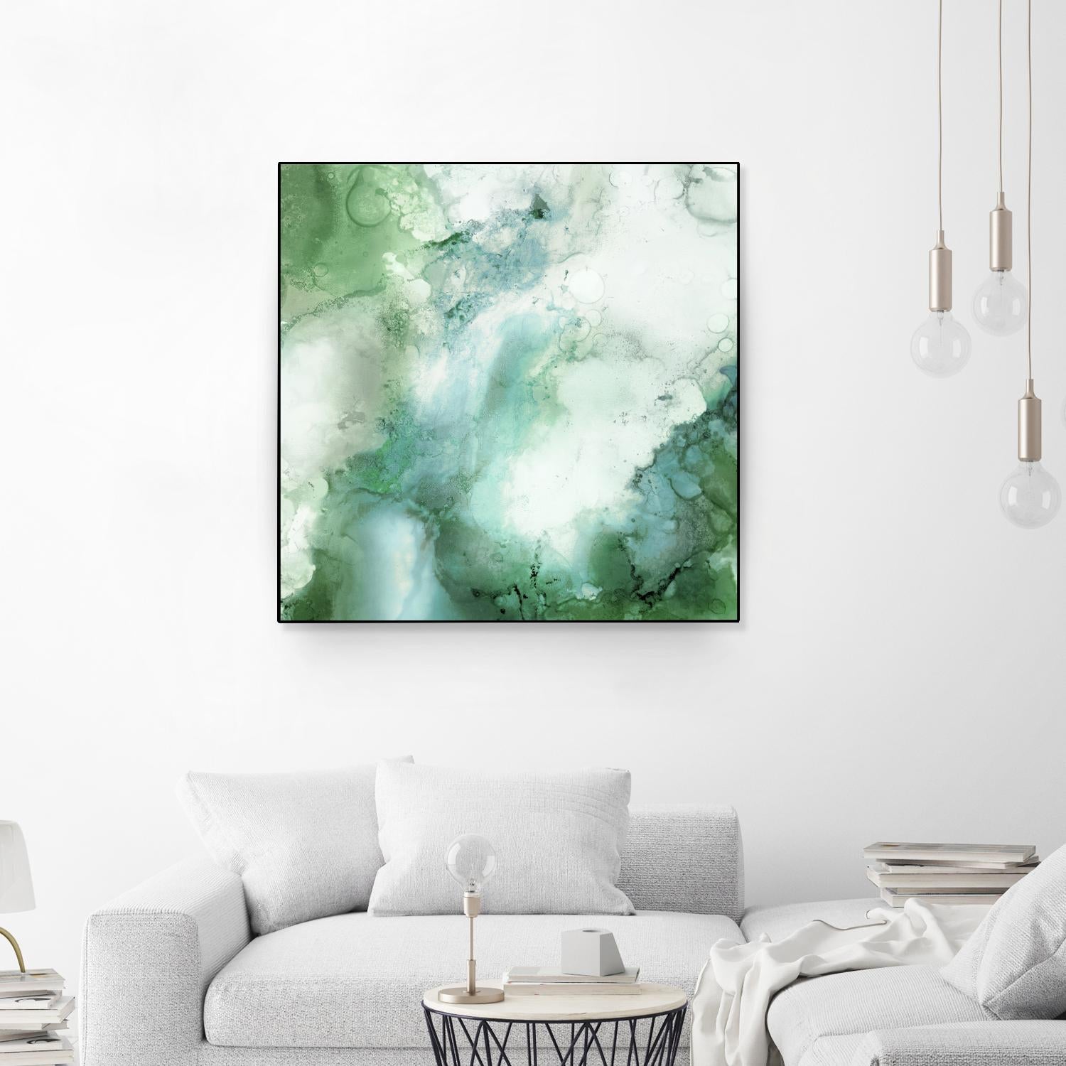 Zen Panel III by Wendy Kroeker on GIANT ART - white abstract