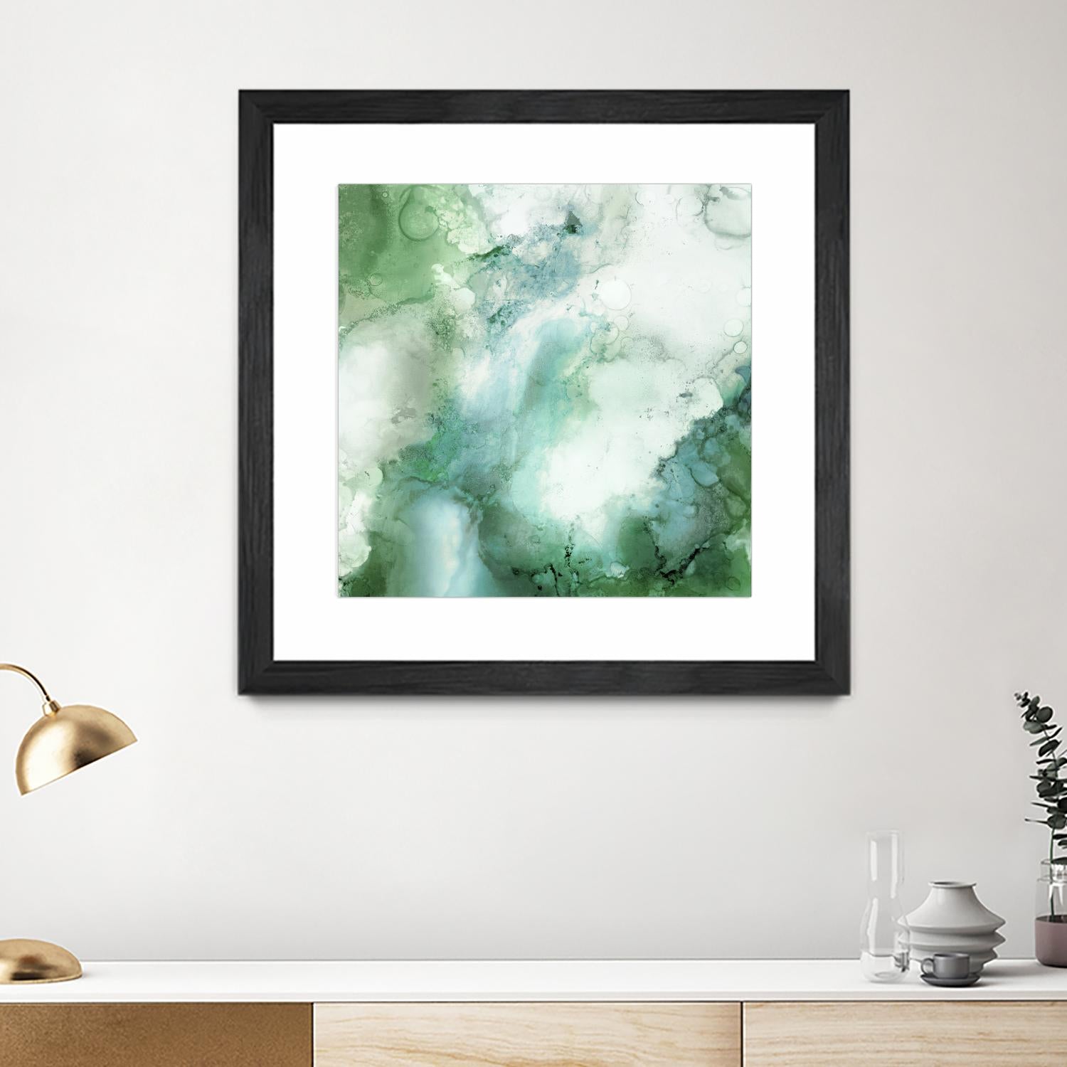 Zen Panel III by Wendy Kroeker on GIANT ART - white abstract