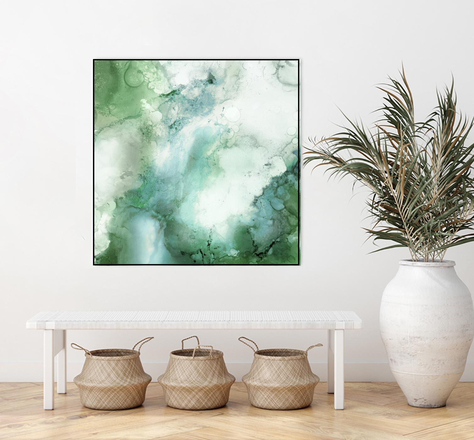 Zen Panel III by Wendy Kroeker on GIANT ART - white abstract