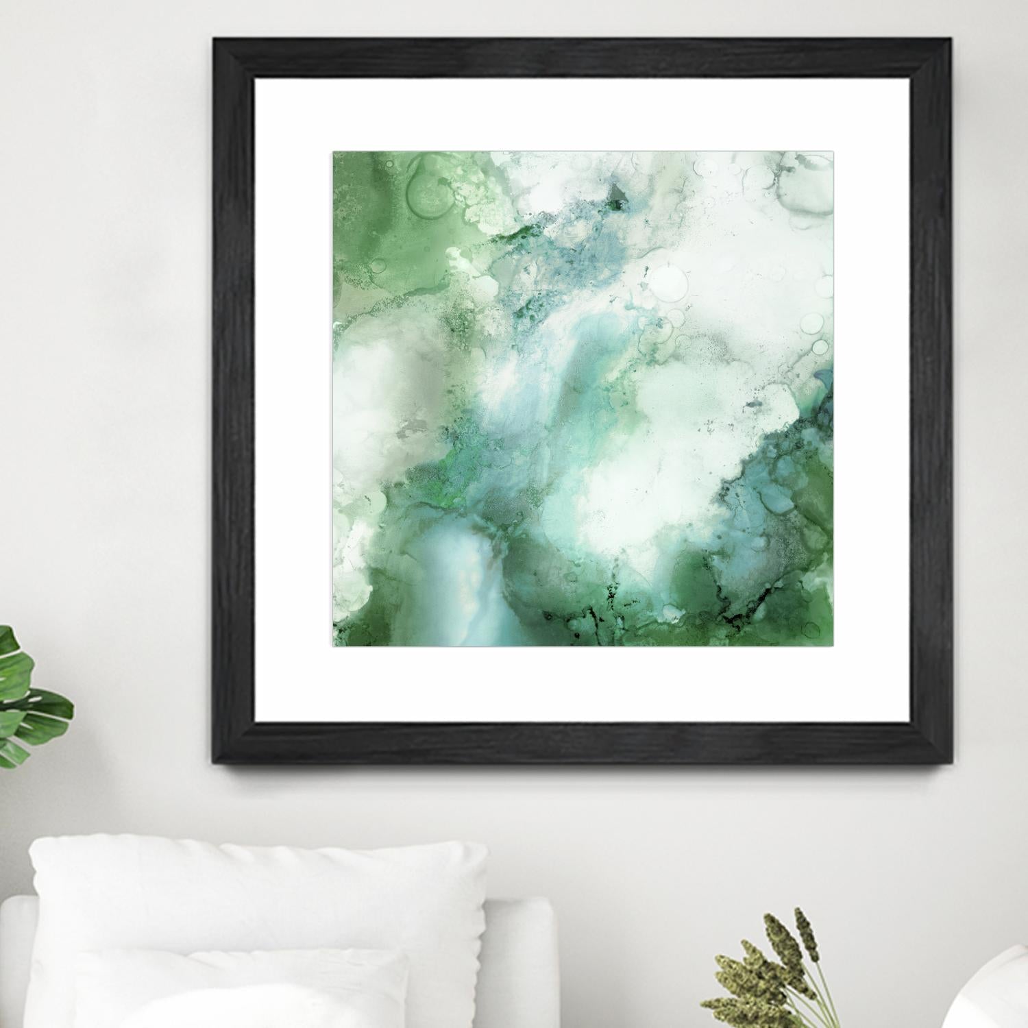 Zen Panel III by Wendy Kroeker on GIANT ART - white abstract