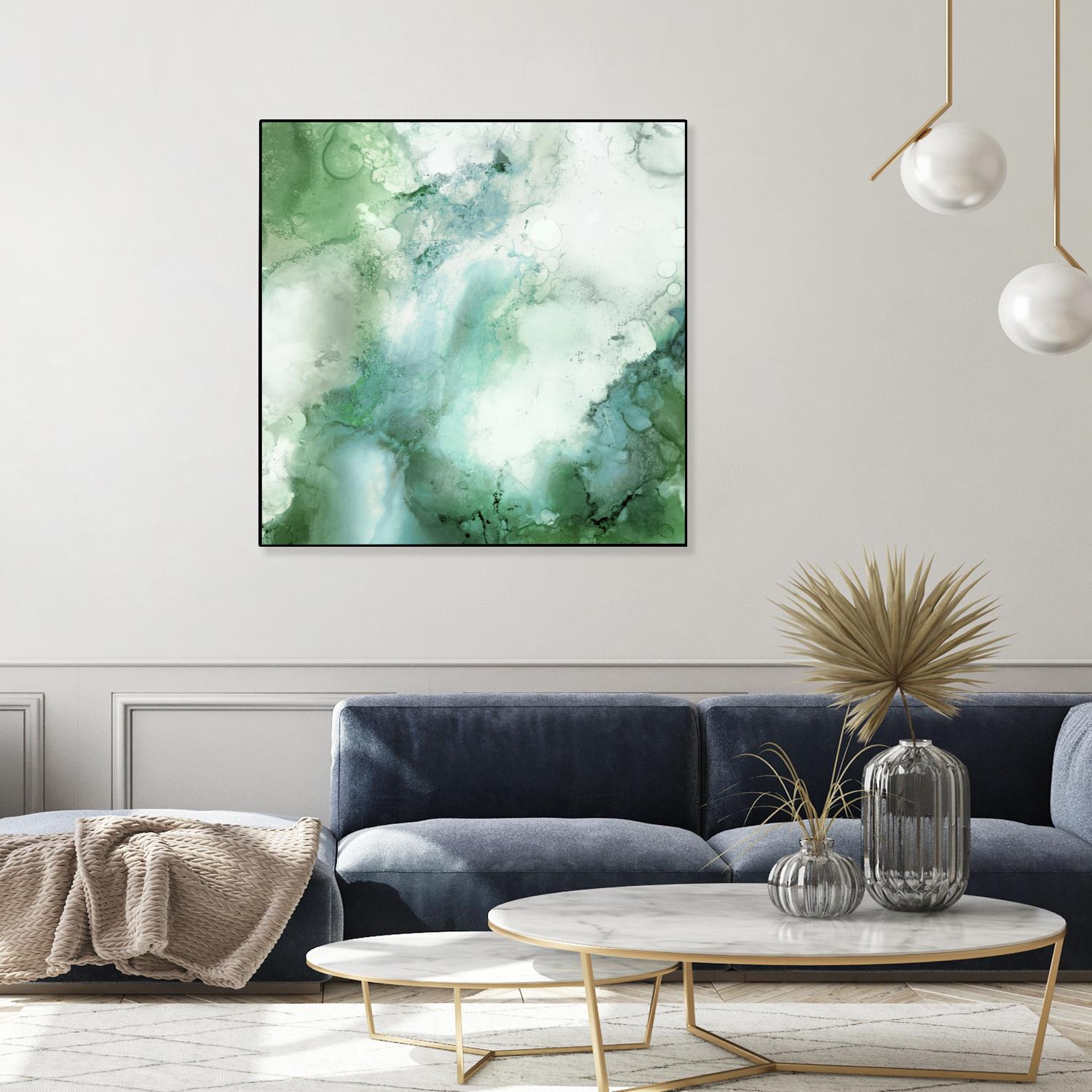 Zen Panel III by Wendy Kroeker on GIANT ART - white abstract