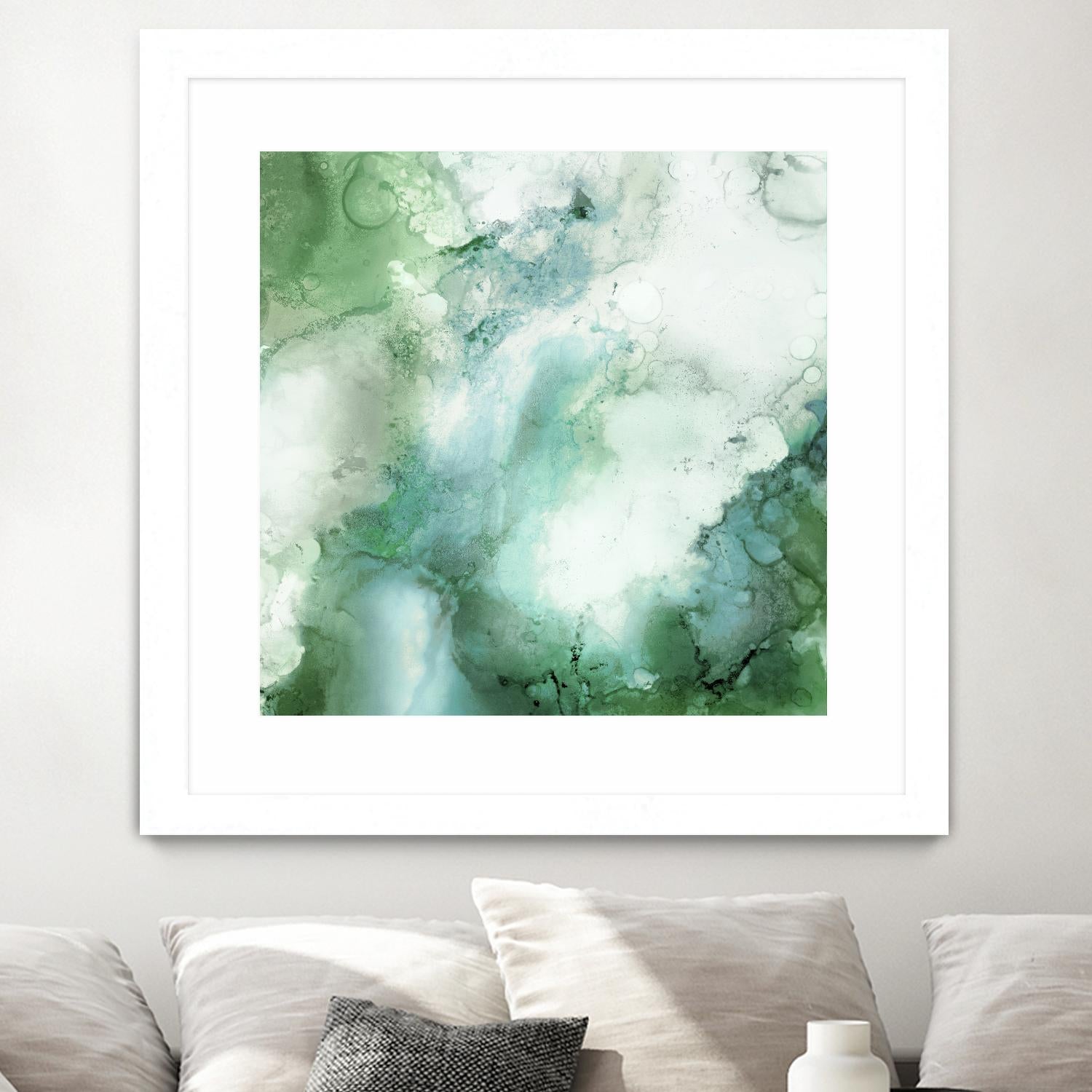 Zen Panel III by Wendy Kroeker on GIANT ART - white abstract