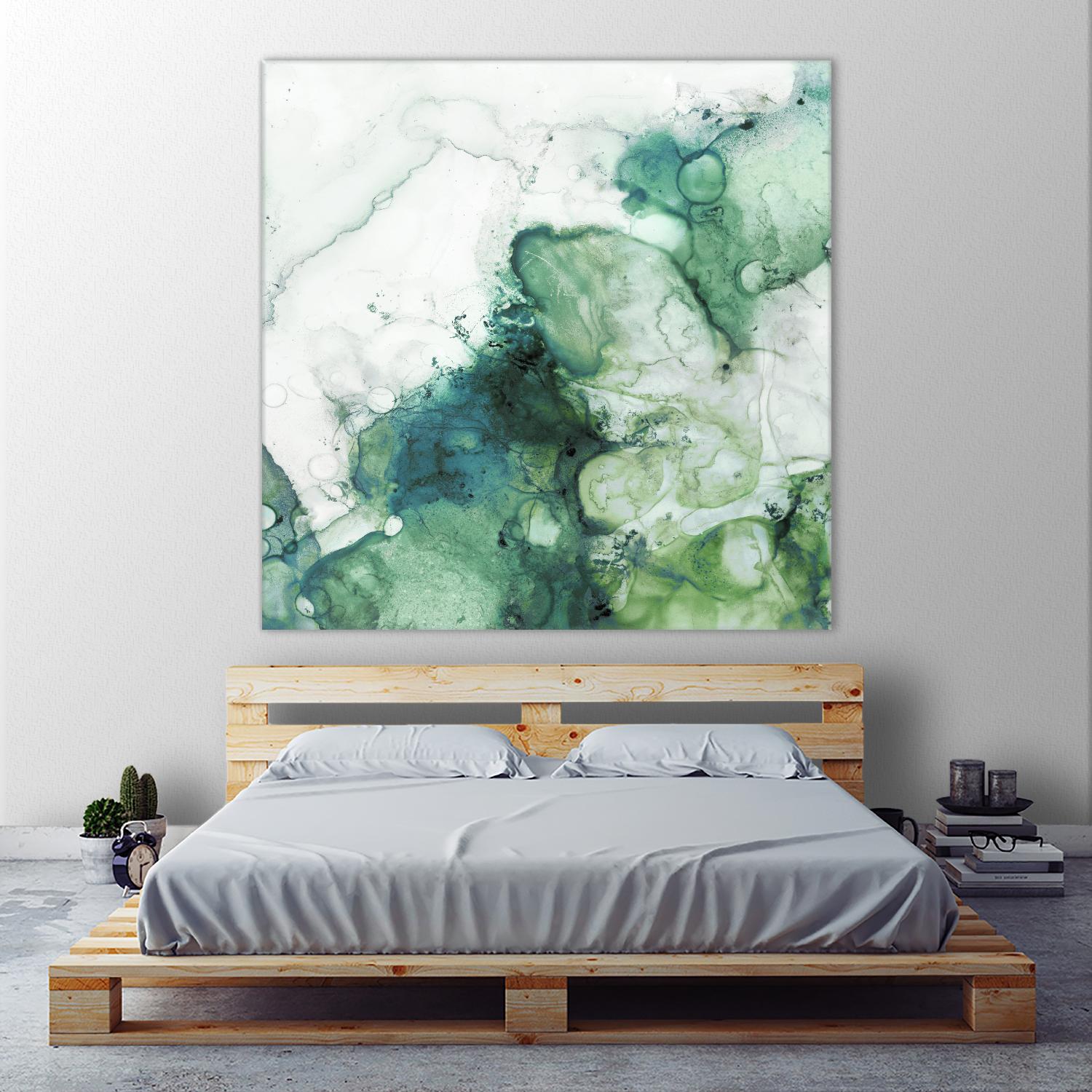 Zen Panel IV by Wendy Kroeker on GIANT ART - white abstract
