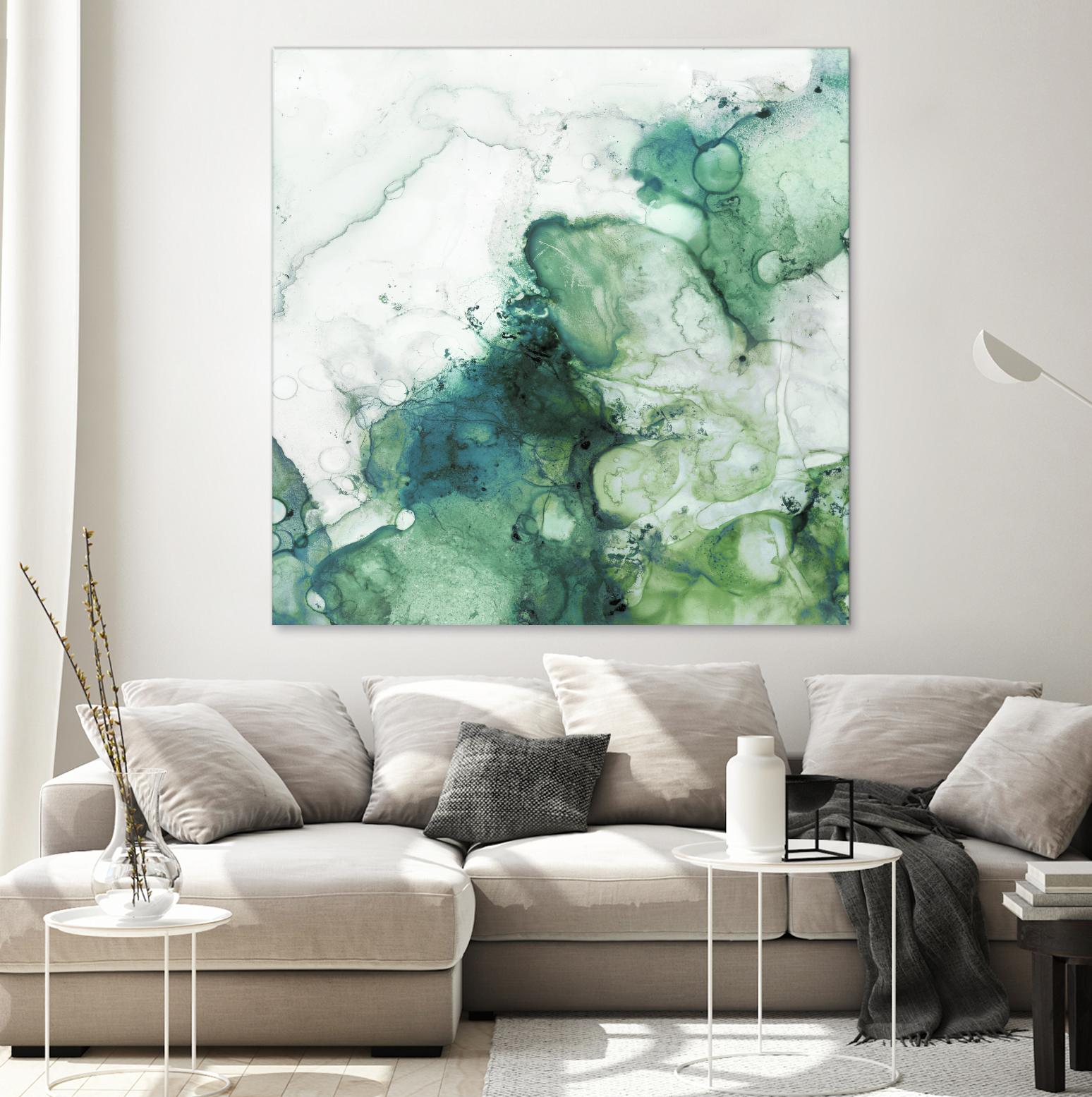 Zen Panel IV by Wendy Kroeker on GIANT ART - white abstract