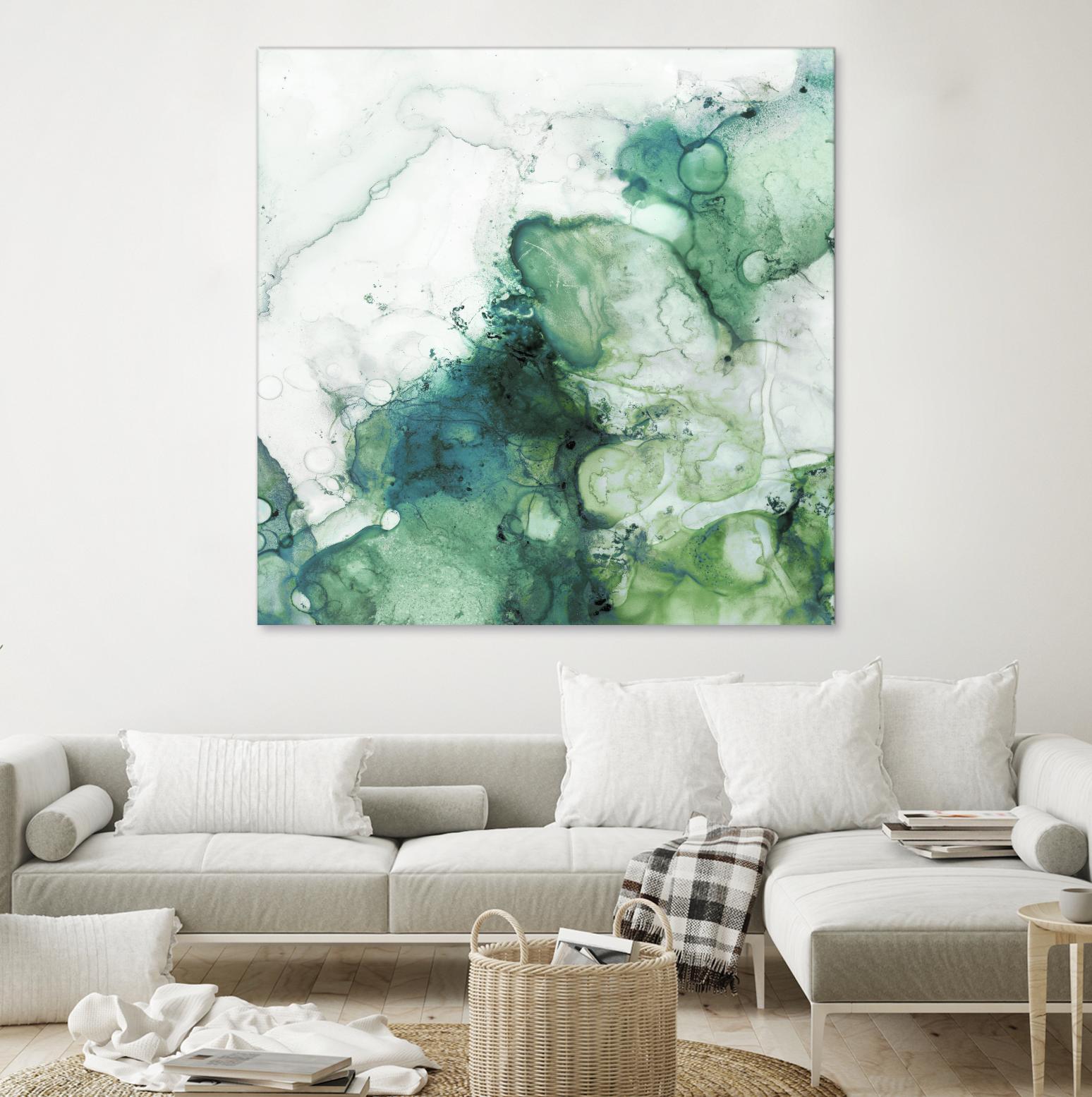 Zen Panel IV by Wendy Kroeker on GIANT ART - white abstract