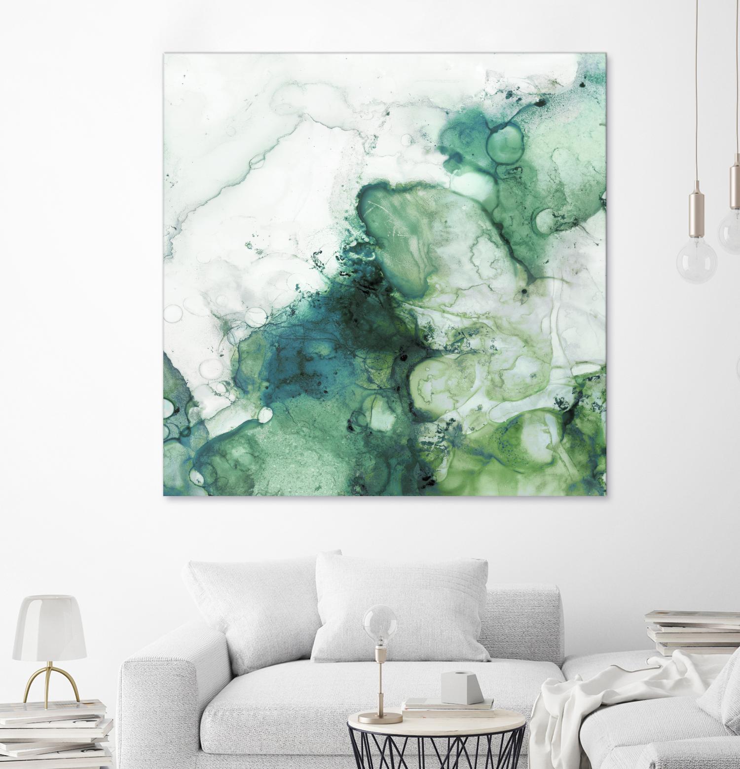 Zen Panel IV by Wendy Kroeker on GIANT ART - white abstract
