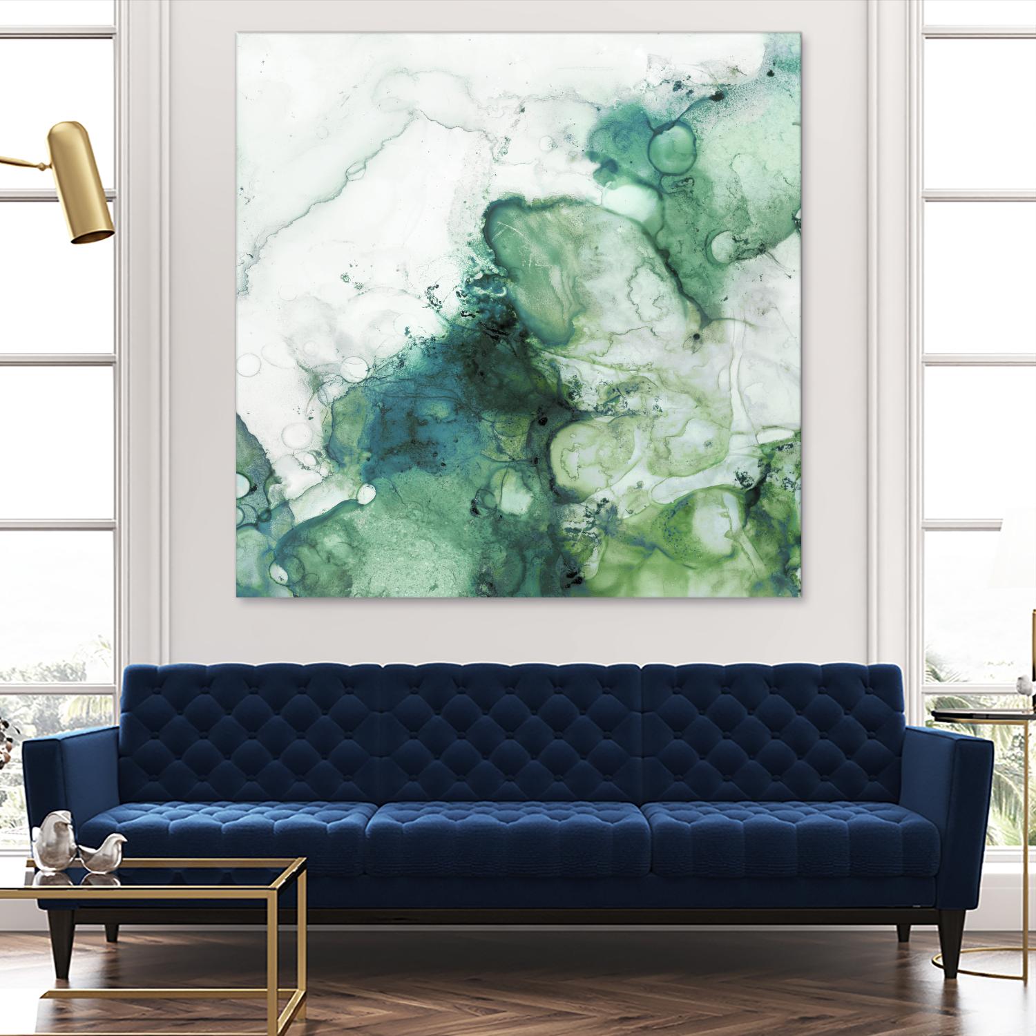 Zen Panel IV by Wendy Kroeker on GIANT ART - white abstract