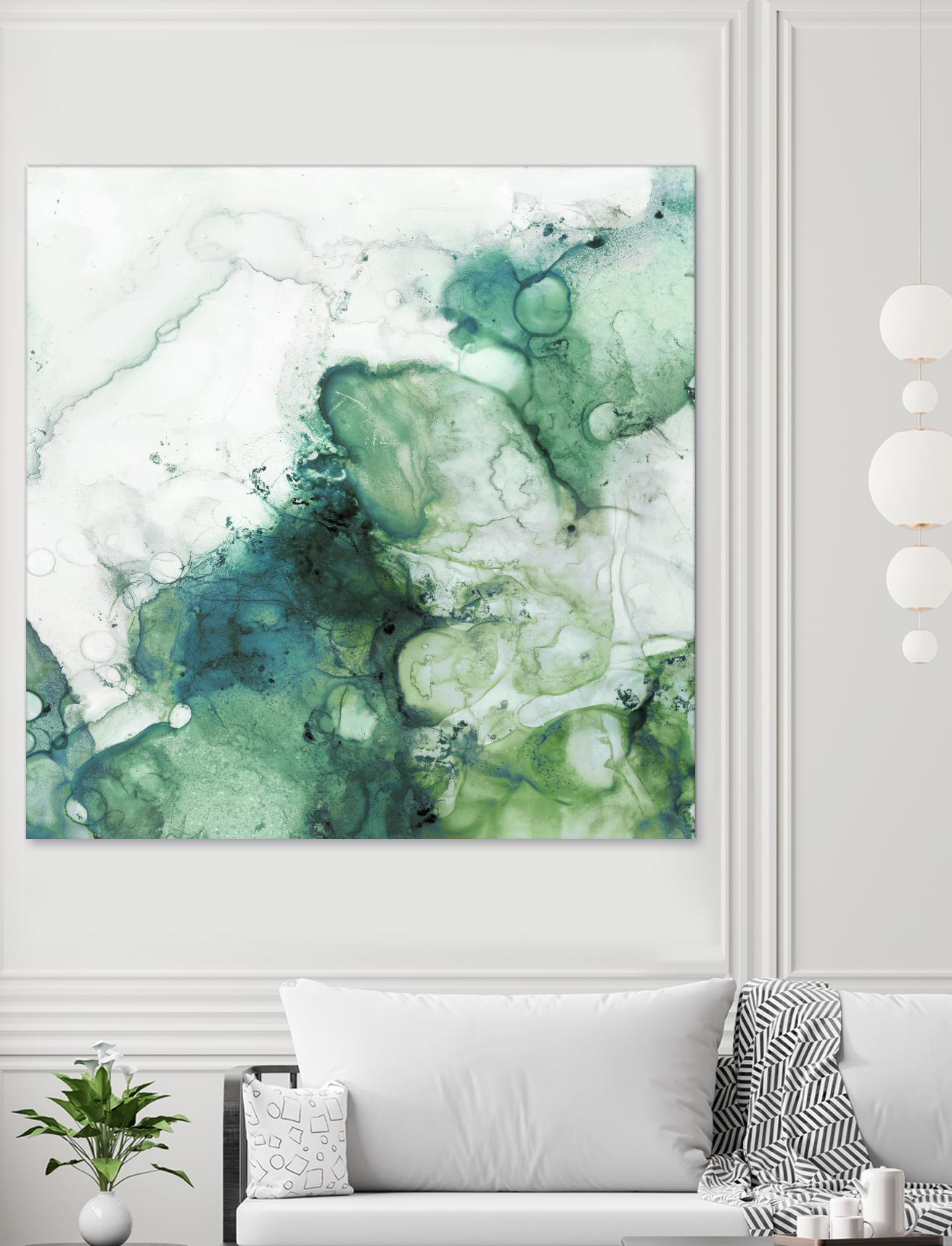 Zen Panel IV by Wendy Kroeker on GIANT ART - white abstract