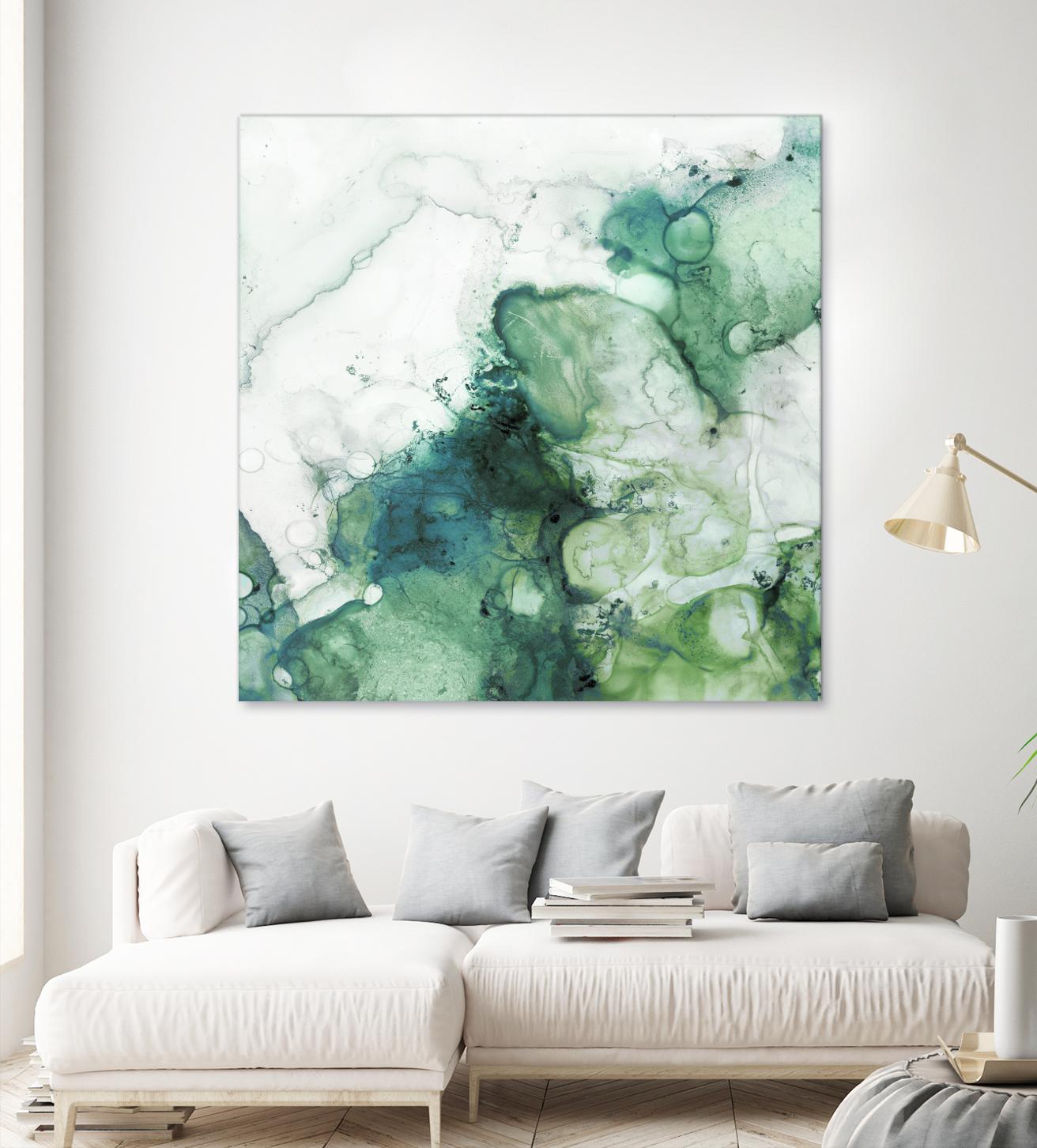 Zen Panel IV by Wendy Kroeker on GIANT ART - white abstract