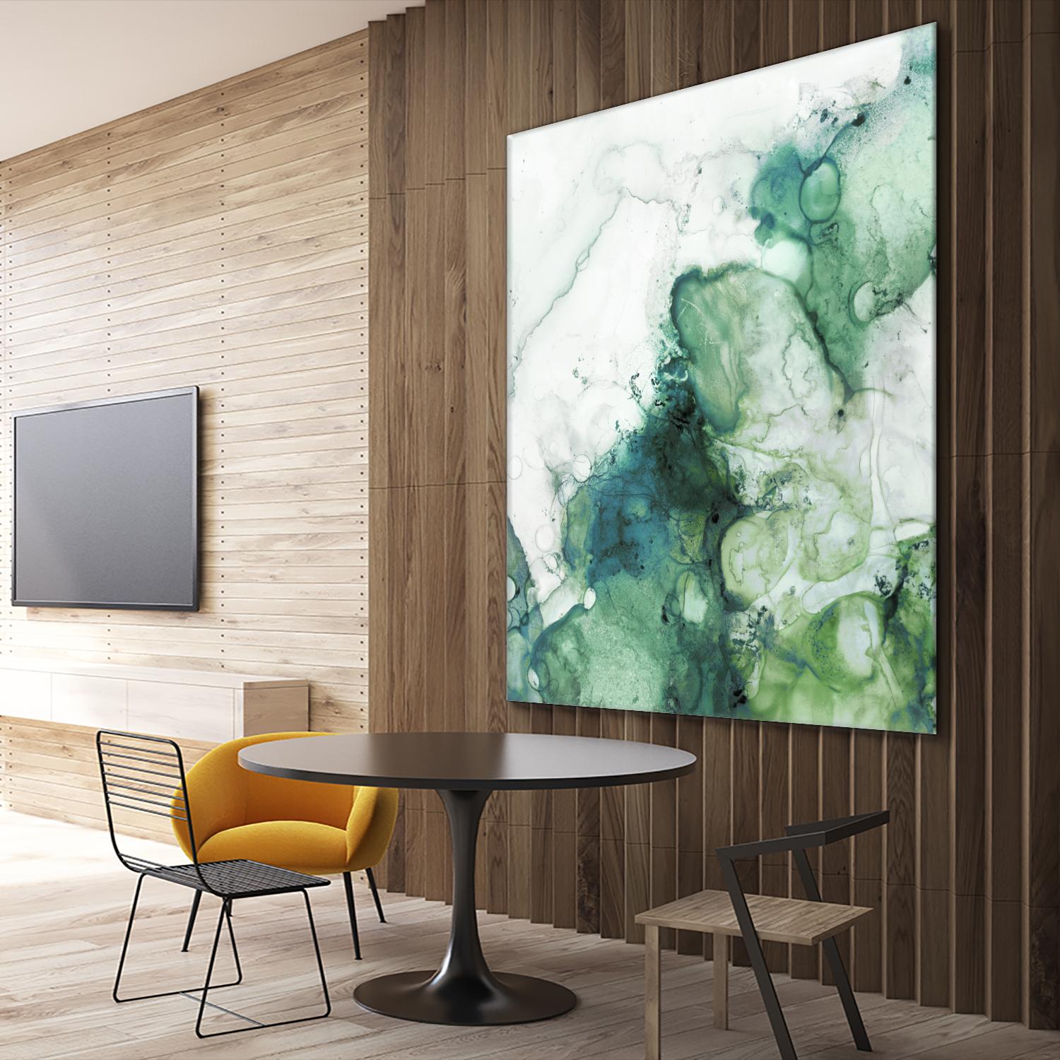 Zen Panel IV by Wendy Kroeker on GIANT ART - white abstract