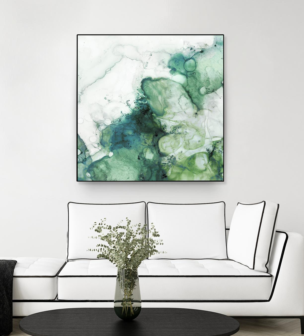 Zen Panel IV by Wendy Kroeker on GIANT ART - white abstract