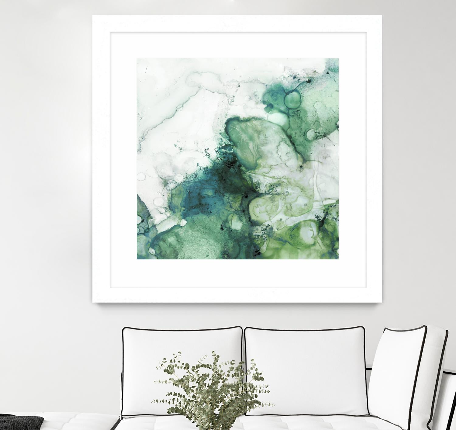 Zen Panel IV by Wendy Kroeker on GIANT ART - white abstract