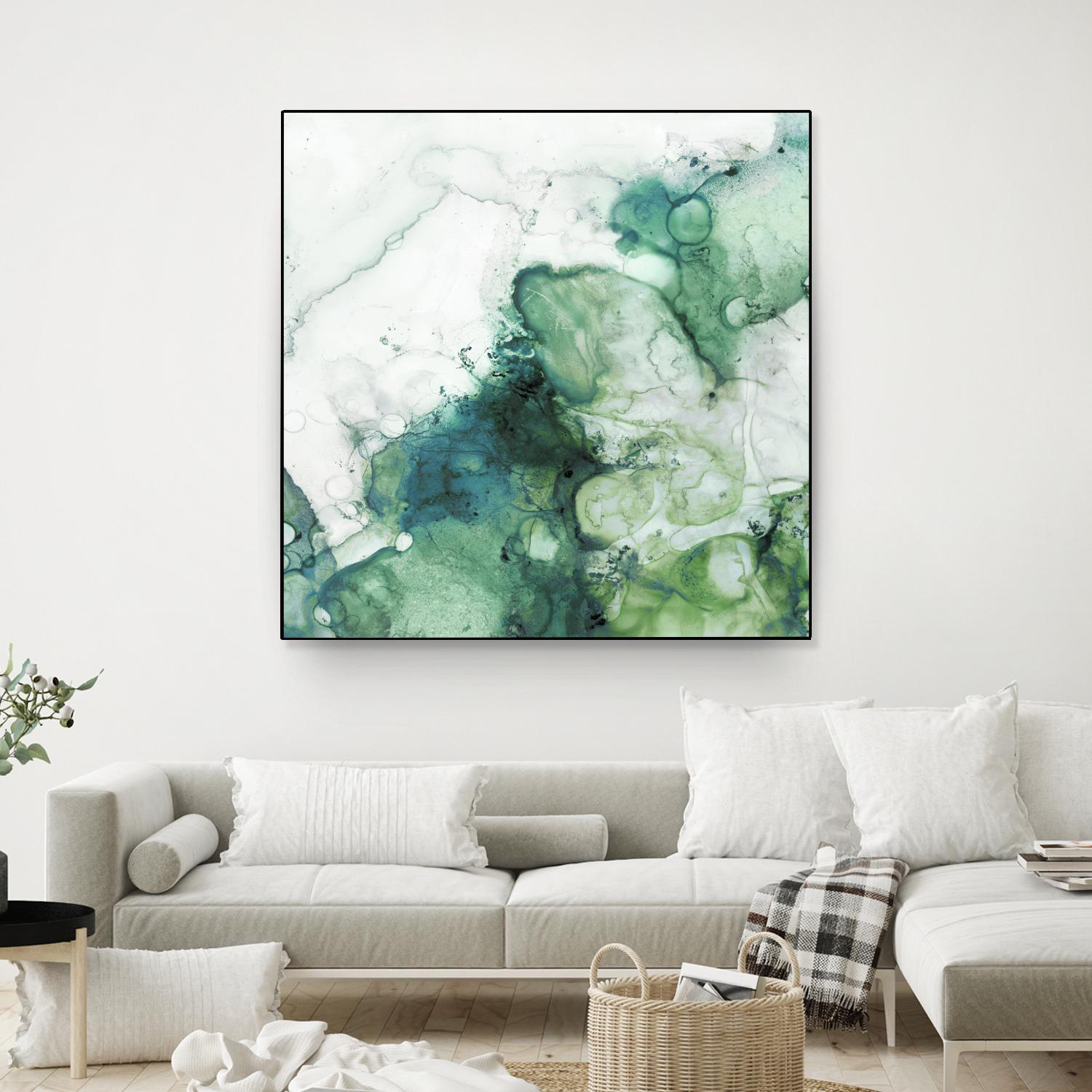 Zen Panel IV by Wendy Kroeker on GIANT ART - white abstract