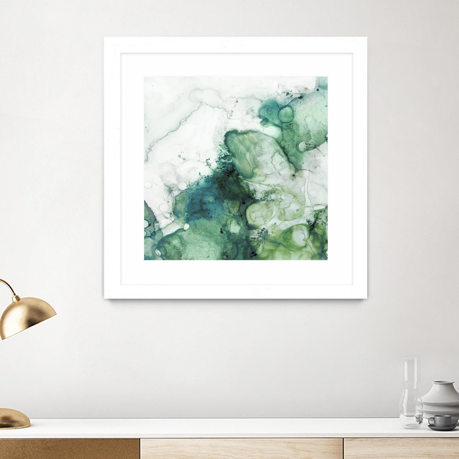 Zen Panel IV by Wendy Kroeker on GIANT ART - white abstract