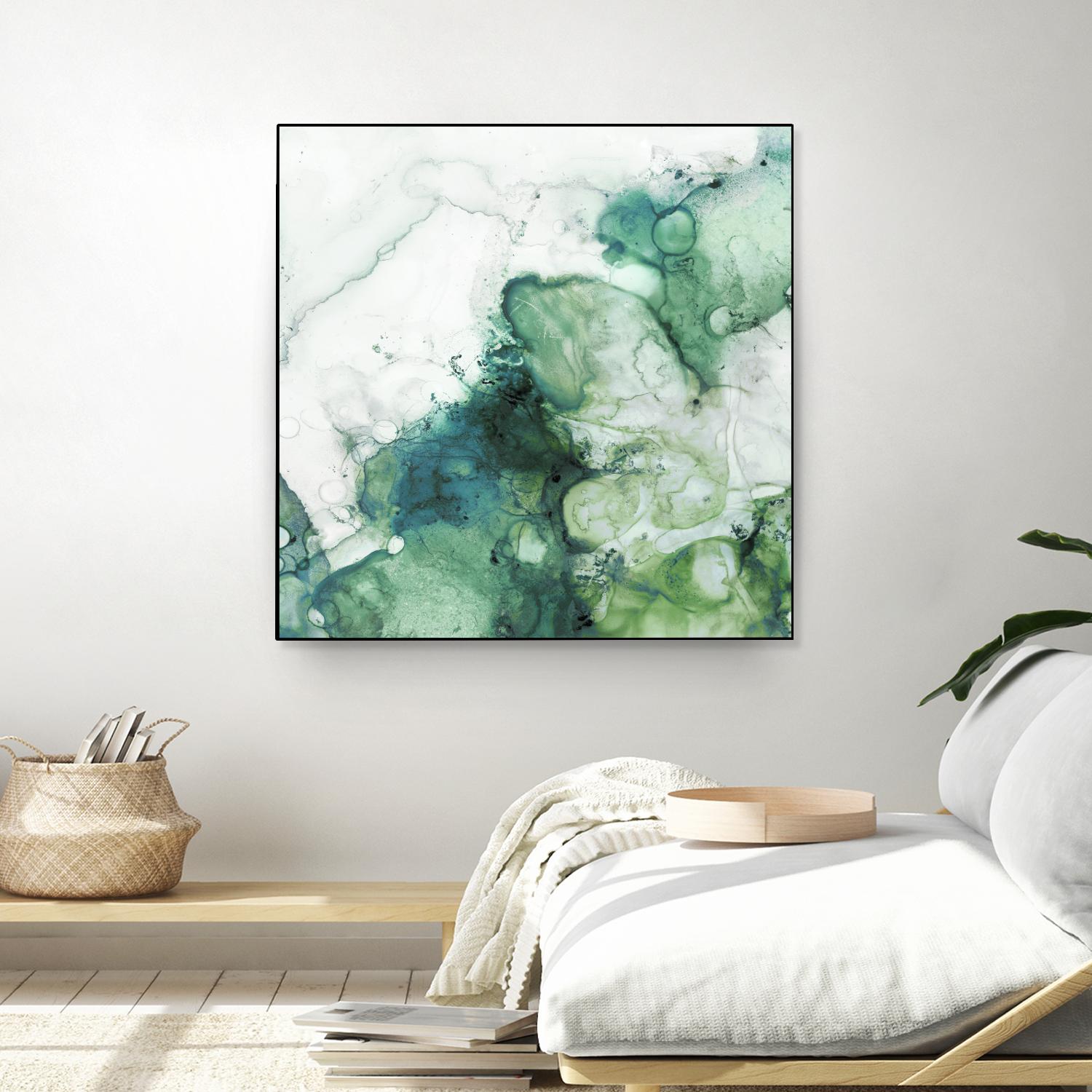 Zen Panel IV by Wendy Kroeker on GIANT ART - white abstract