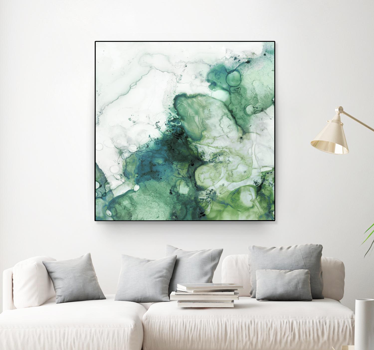 Zen Panel IV by Wendy Kroeker on GIANT ART - white abstract