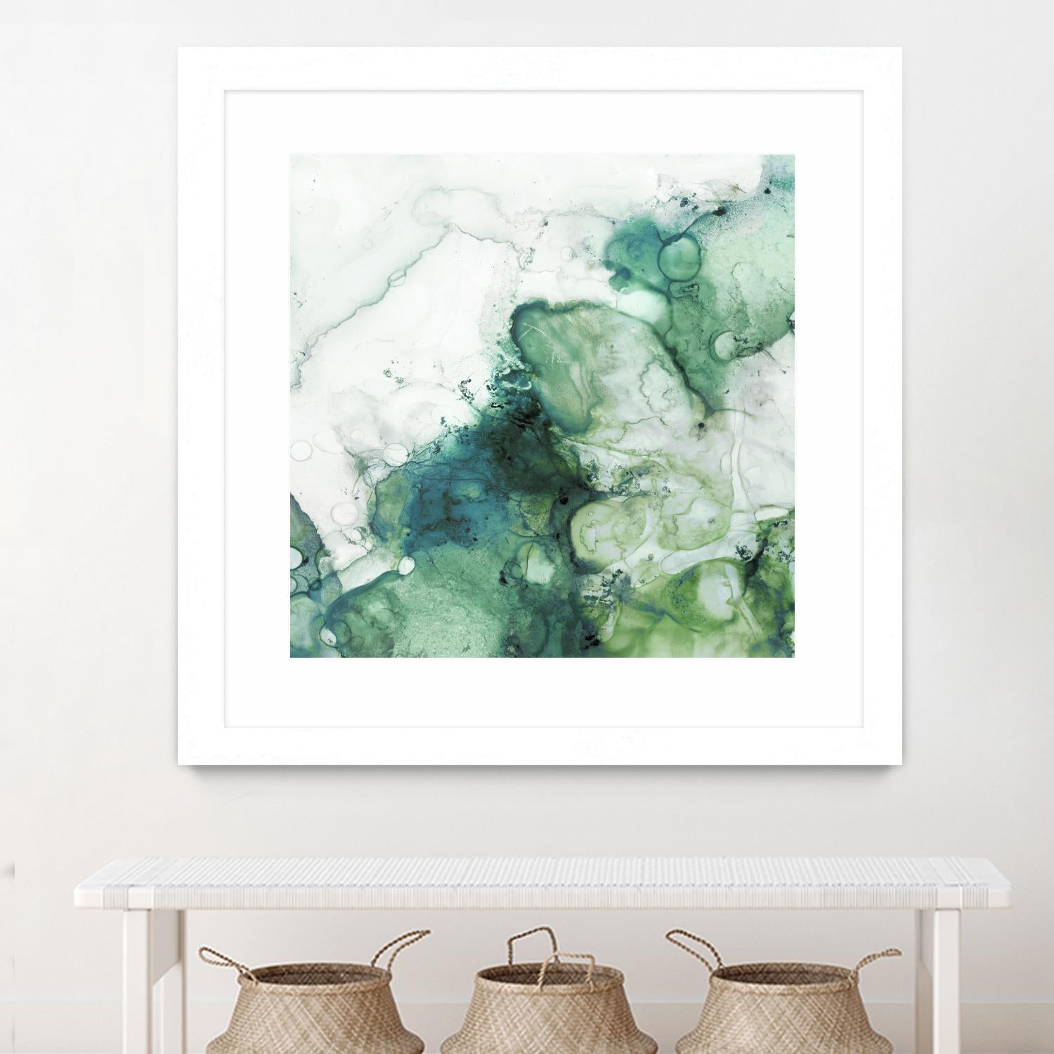 Zen Panel IV by Wendy Kroeker on GIANT ART - white abstract