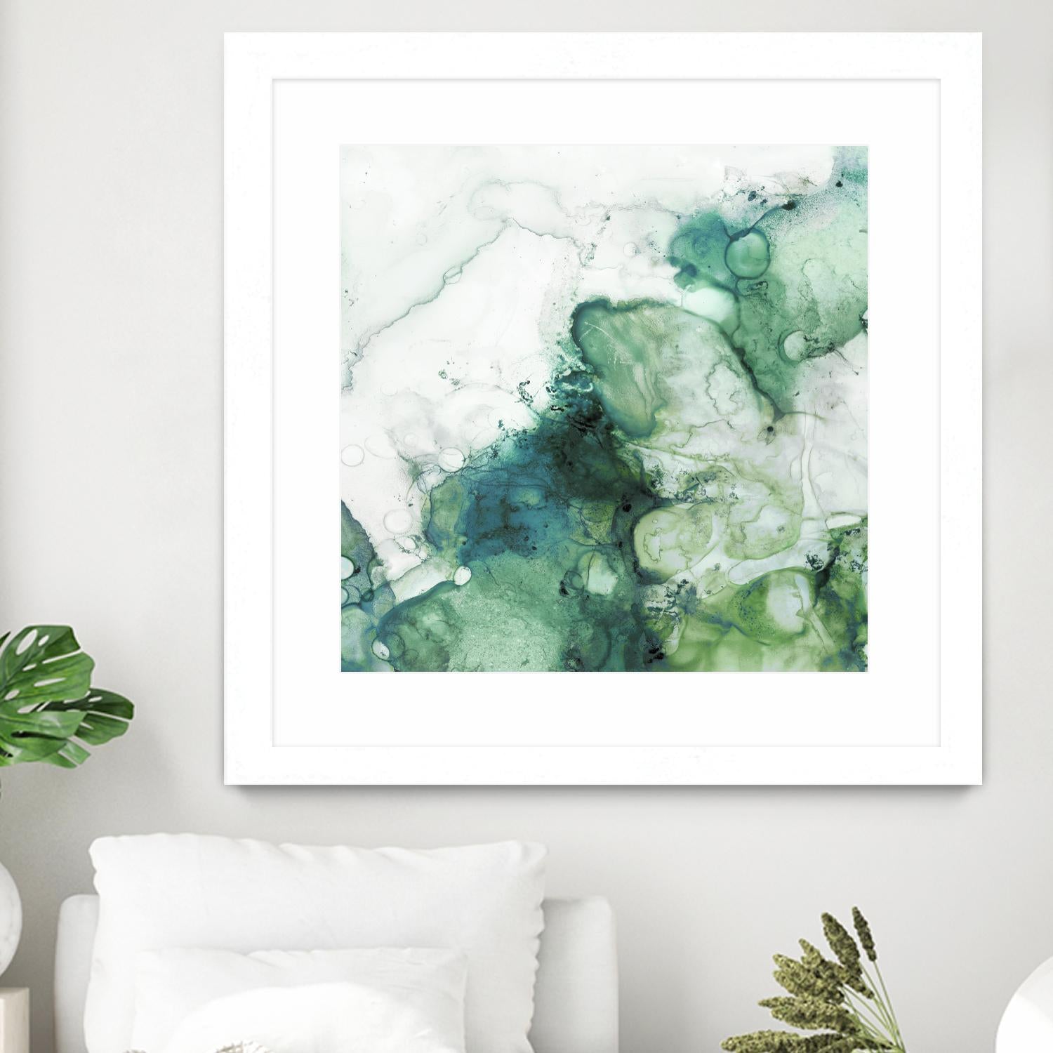 Zen Panel IV by Wendy Kroeker on GIANT ART - white abstract