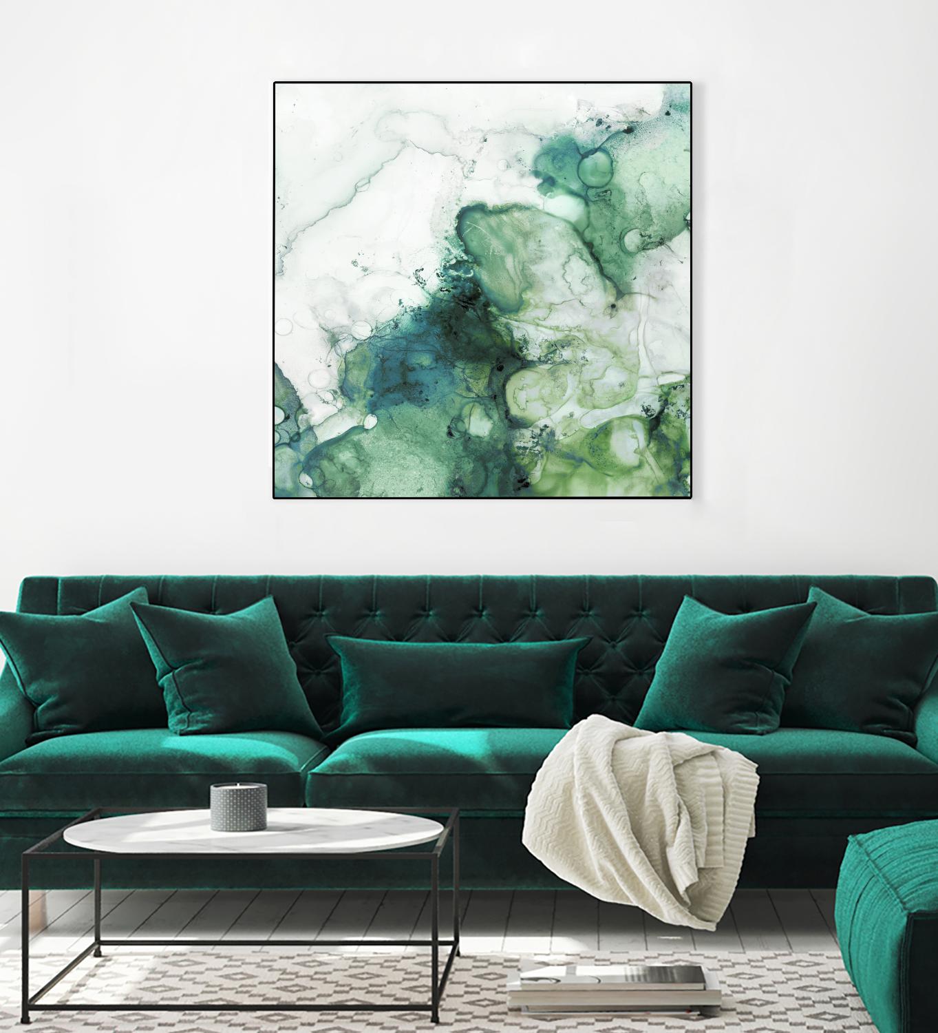 Zen Panel IV by Wendy Kroeker on GIANT ART - white abstract